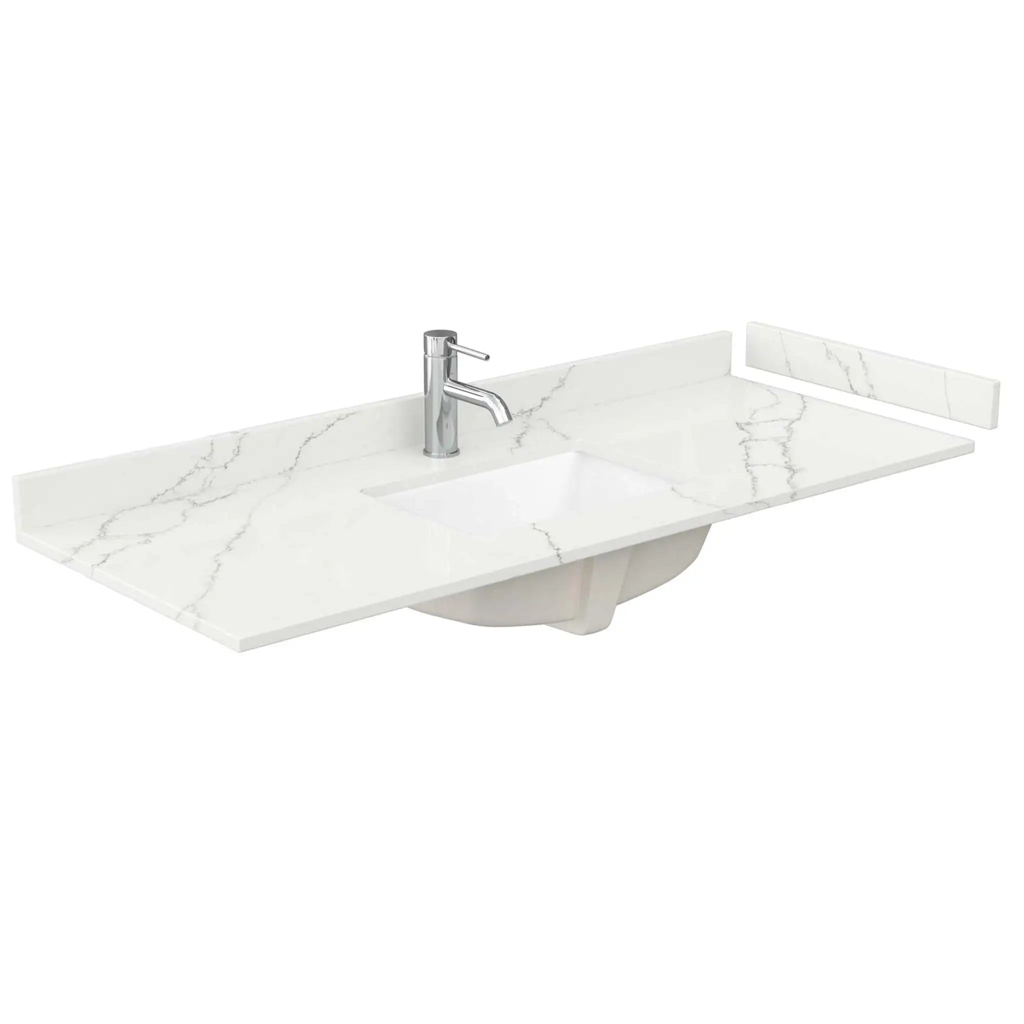 54" Miranda Single Bathroom Vanity in Dark Gray with Matte Black Trim by Wyndham
