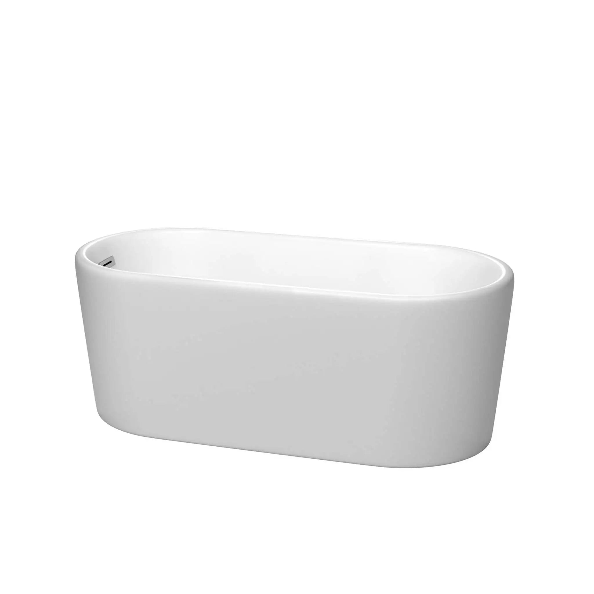 59" Matte White Freestanding Bathtub - Ursula by Wyndham (WCBTE301159MW) image