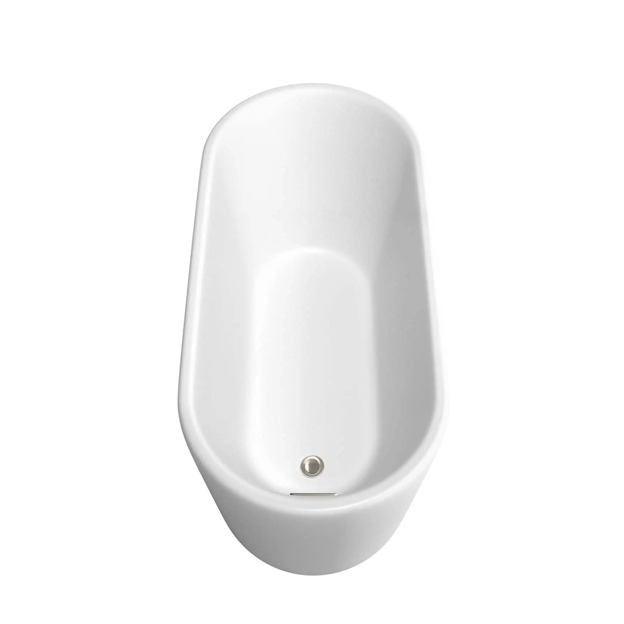 59" Matte White Freestanding Bathtub with Brushed Nickel - Ursula by Wyndham (WCBTE301159MWATP11BN) image 3