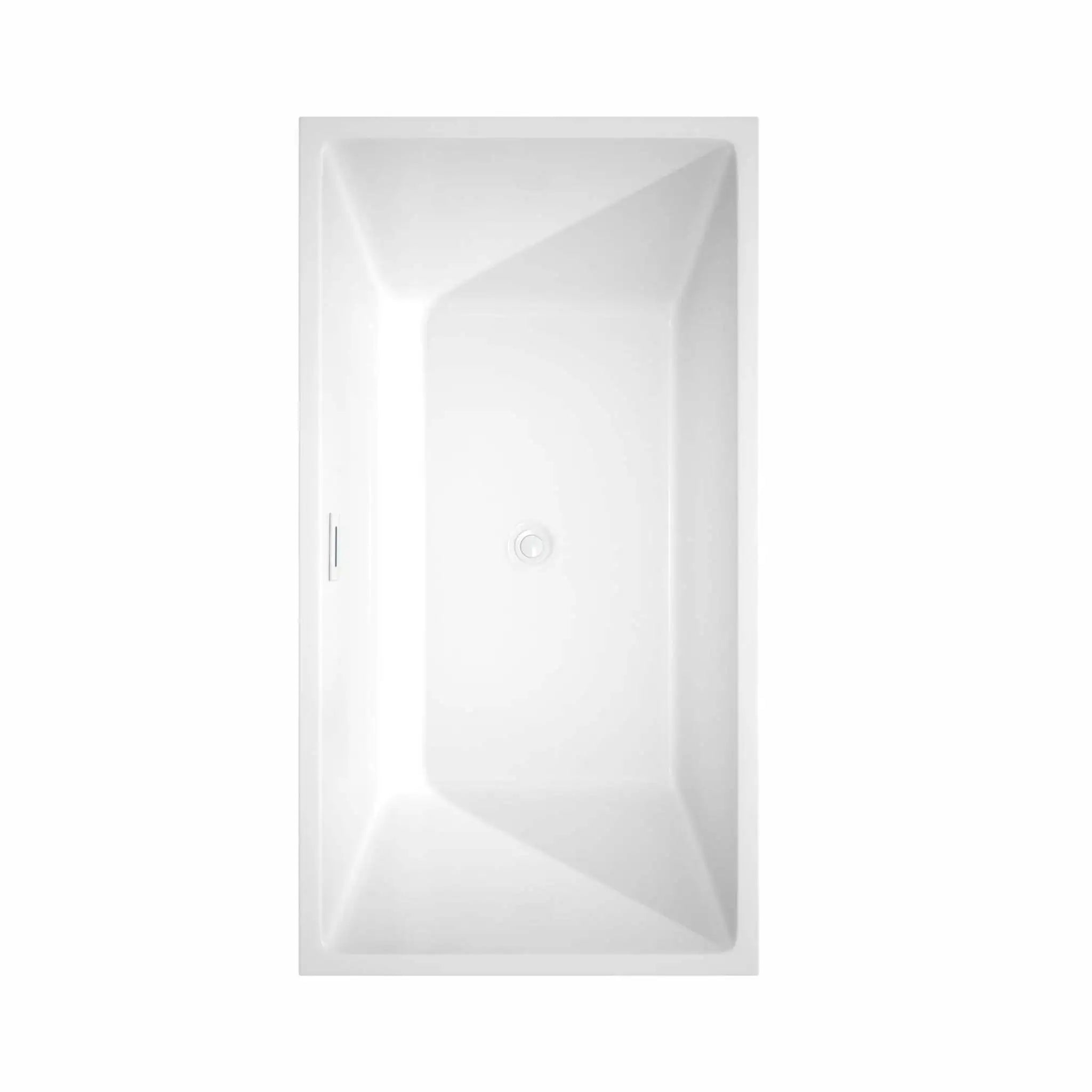 59" White Freestanding Bathtub - Sara by Wyndham (WCBTK151459SWTRIM) image 3