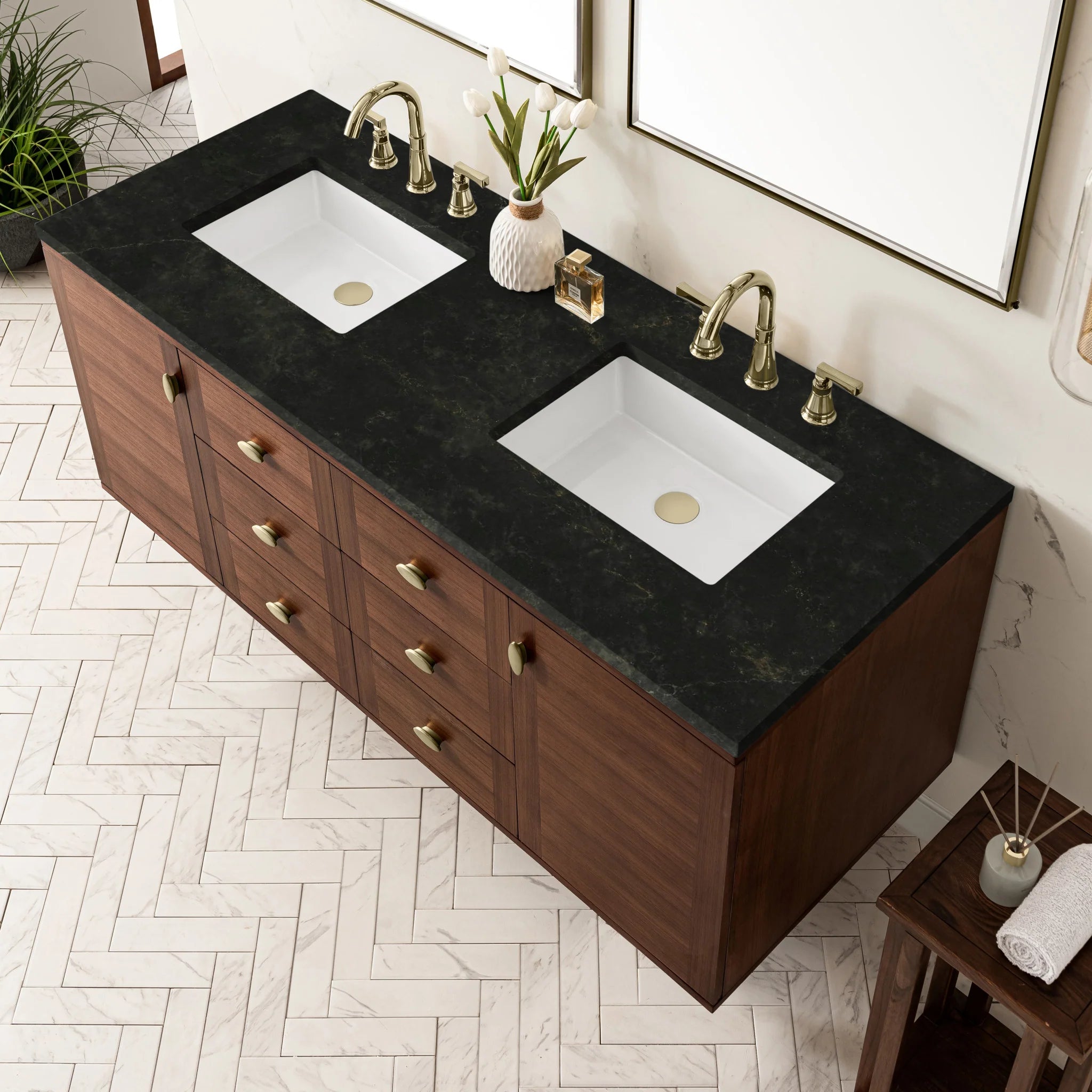 60-amberly-double-vanity-in-mid-century-walnut-by-james-martin-vanities-phantome-eclos-zero-silica image 23