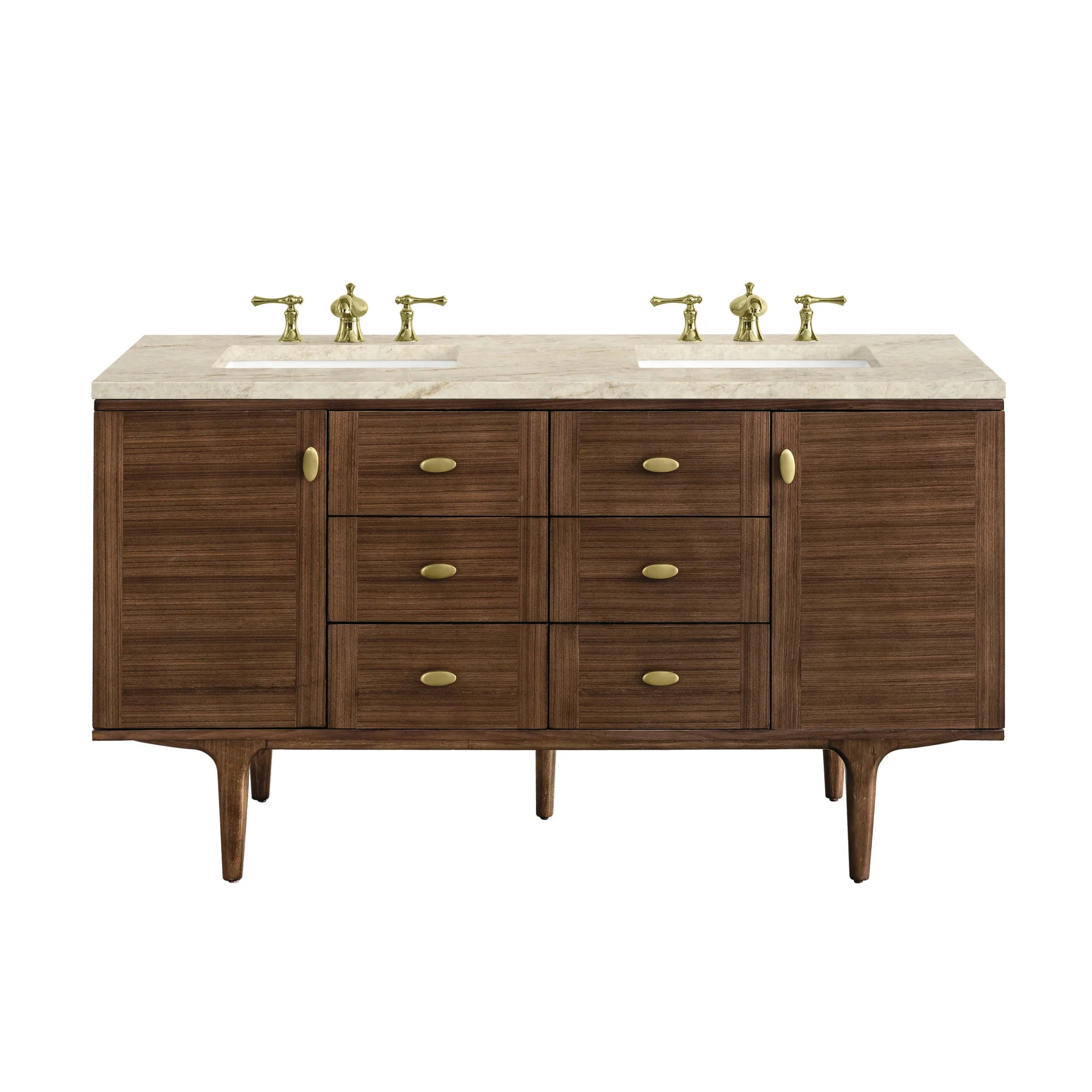 60-amberly-double-vanity-in-mid-century-walnut-by-james-martin-vanities-tajnar-eclos-zero-silica image 1