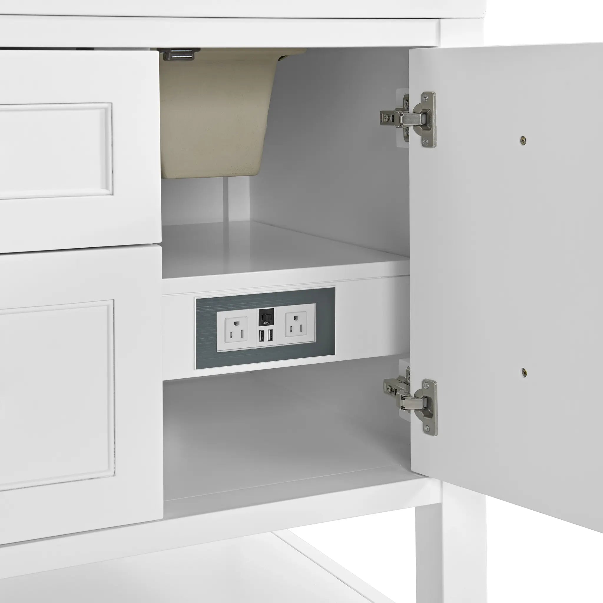 60 Breckenridge Double Vanity In Bright White Standard Eternal Jasmine Pearl Silestone 8 Widespread 13