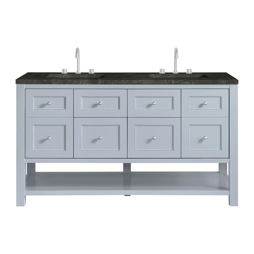 60" Breckenridge Double Vanity in Serenity Blue by James Martin Vanities