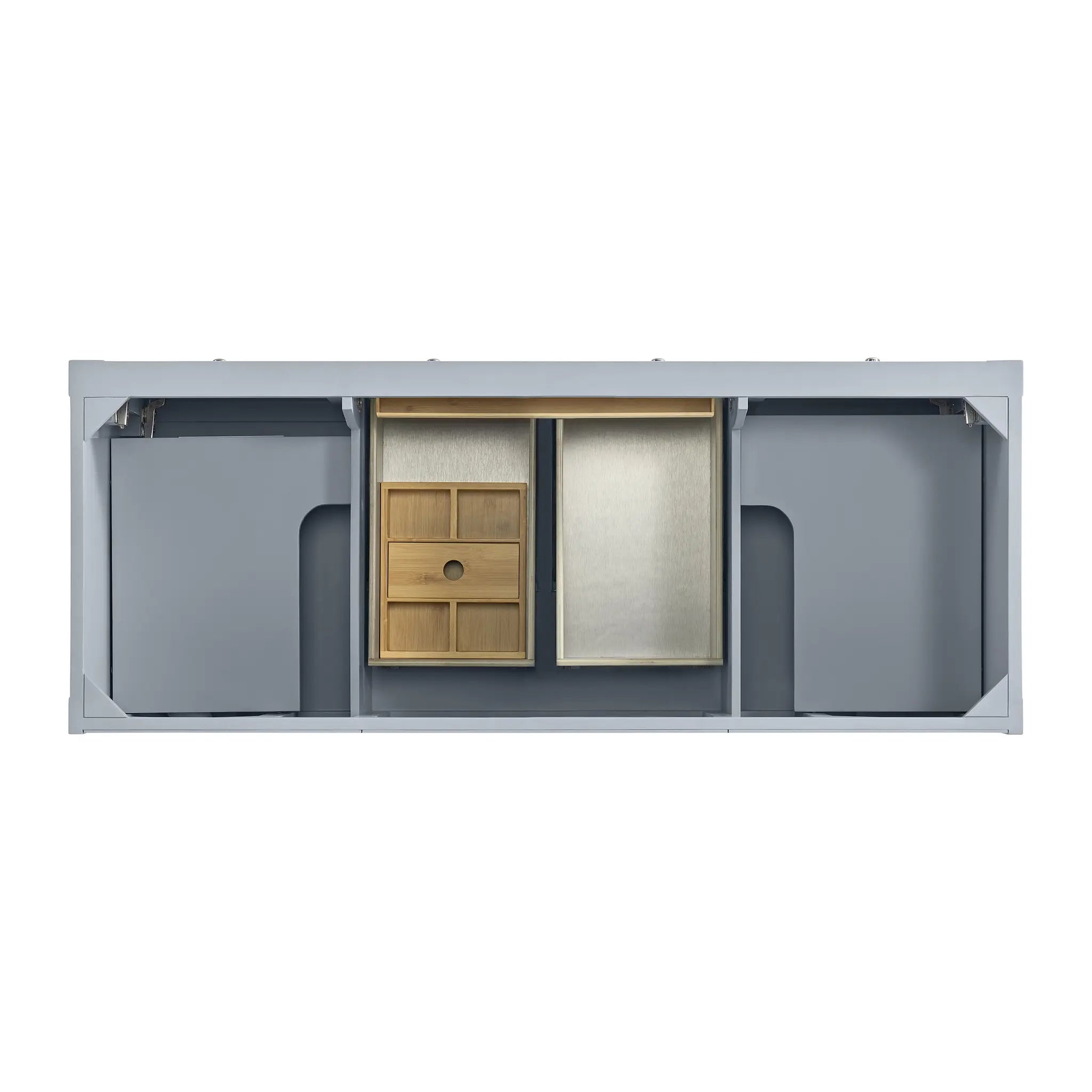 60 Breckenridge Double Vanity In Serenity Blue Standard Cabinet Only No Top 2