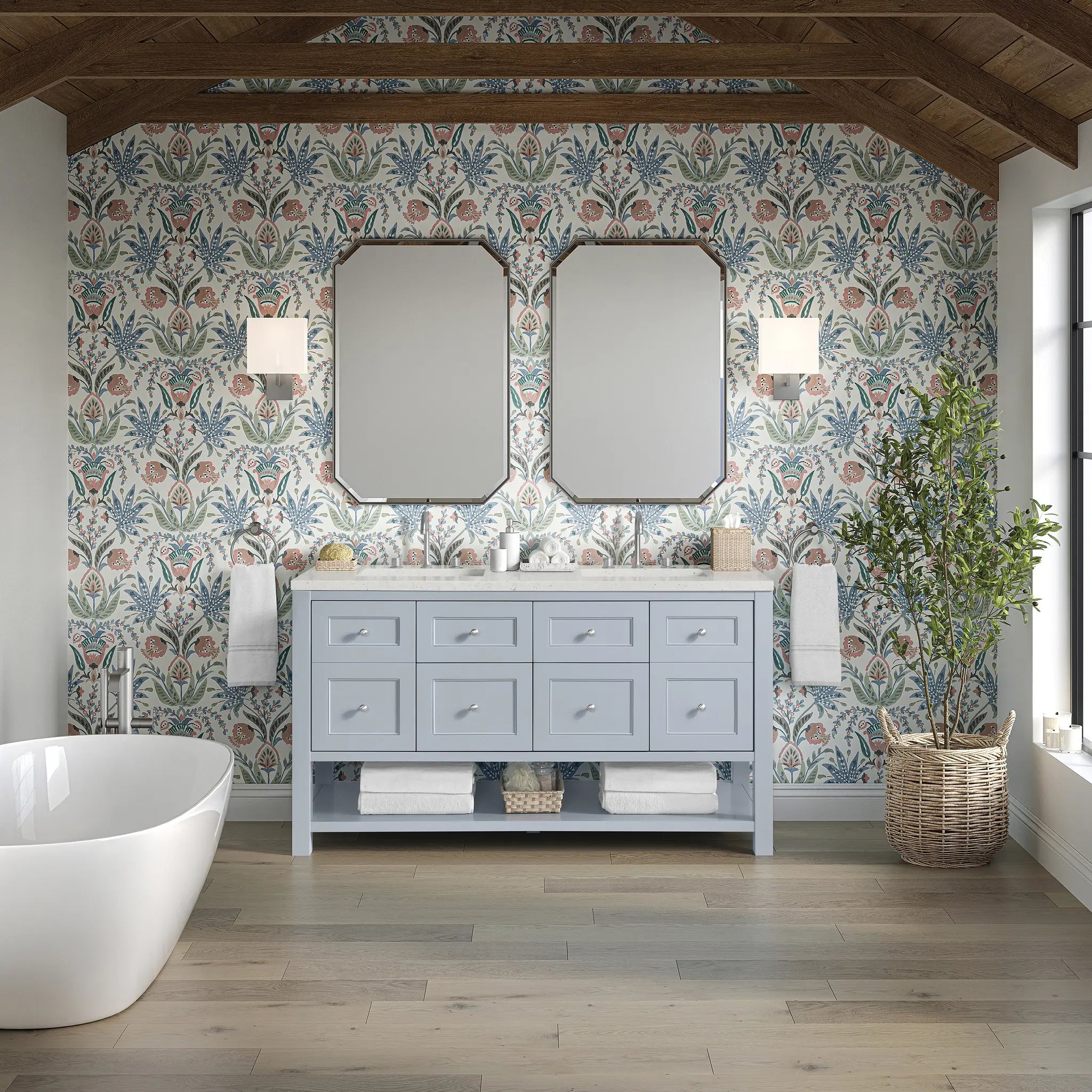 60 Breckenridge Double Vanity In Serenity Blue Standard Lime Delight Silestone 8 Widespread 3