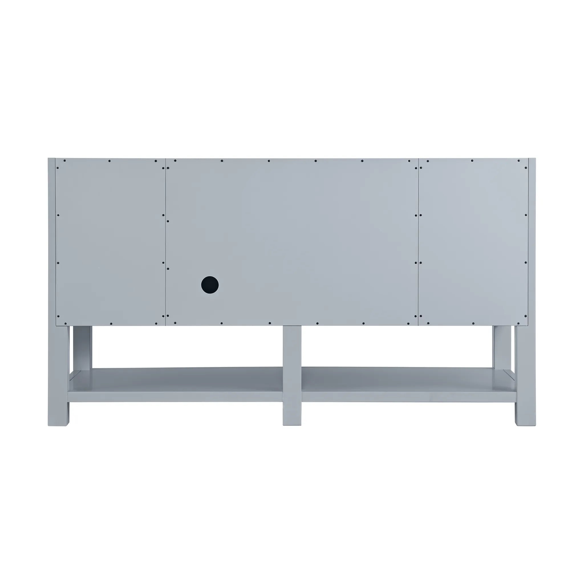 60" Breckenridge Single Vanity in Serenity Blue-Lime Delight Silestone-8" Widespread image 8