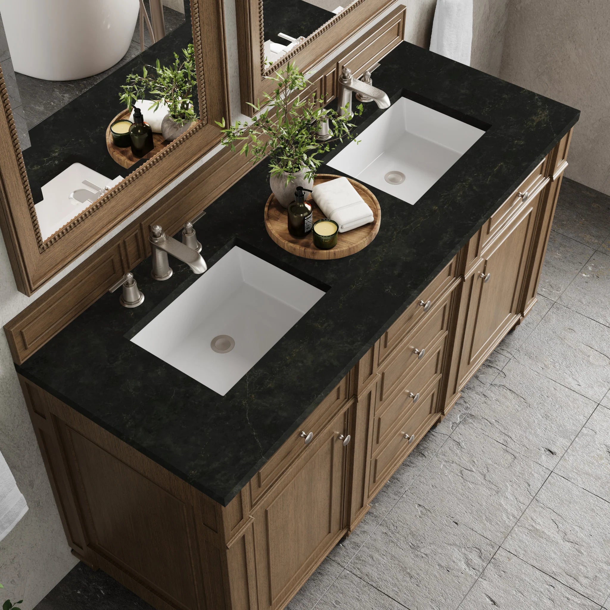 60-bristol-double-vanity-in-saddle-brown-by-james-martin-vanities-phantome-eclos-zero-silica image 6