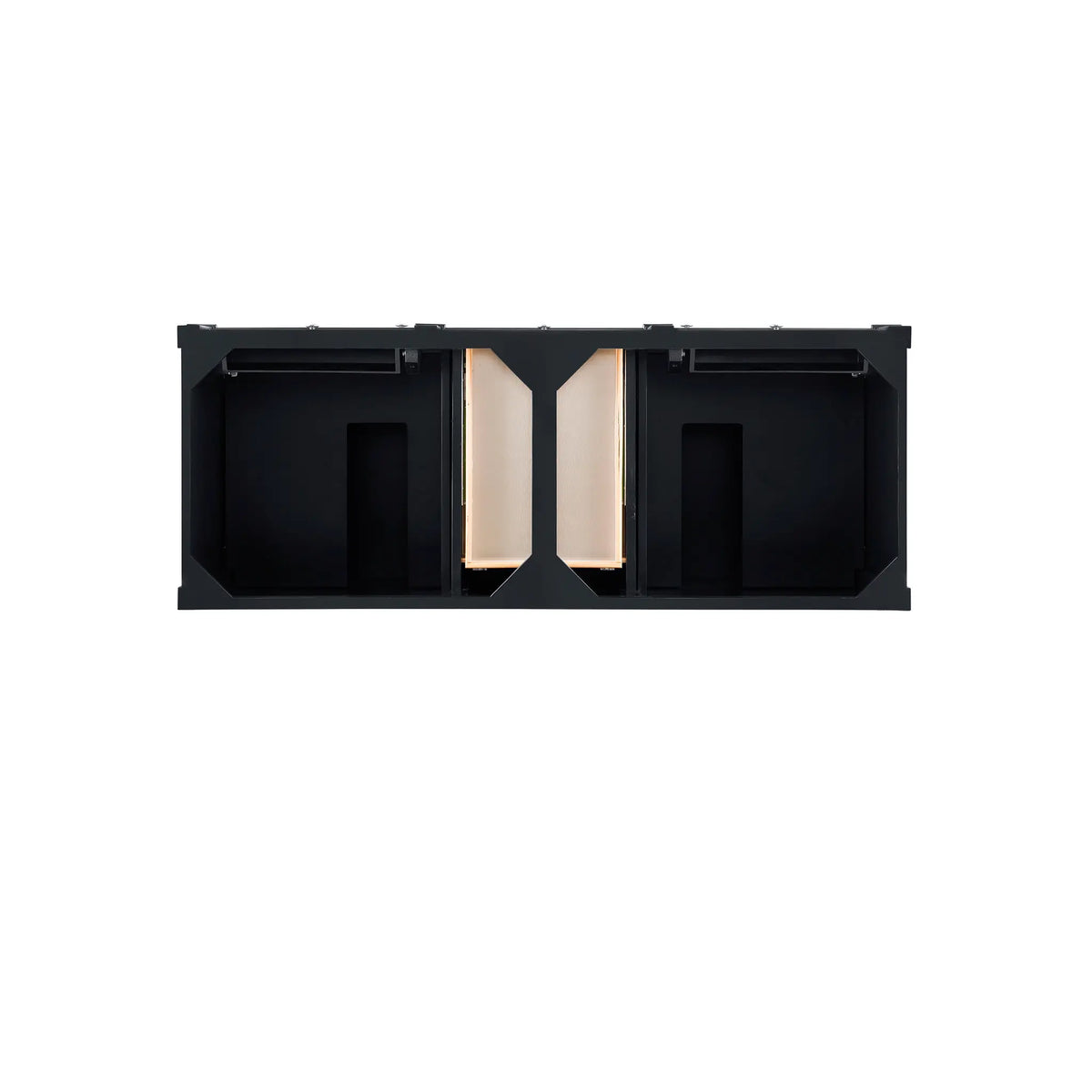 60 Brittany Double Vanity In Black Onyx Power Enabled Tajnar Eclos 8 Widespread 7