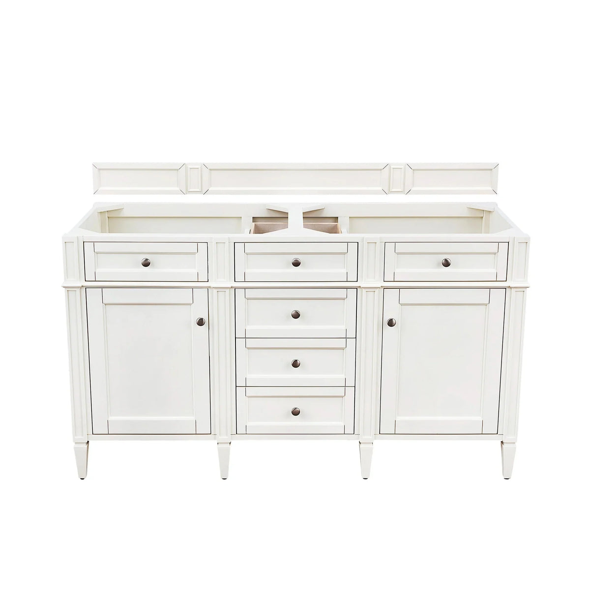 60" Brittany Double Vanity in Bright White Vanity by James Martin Vanities