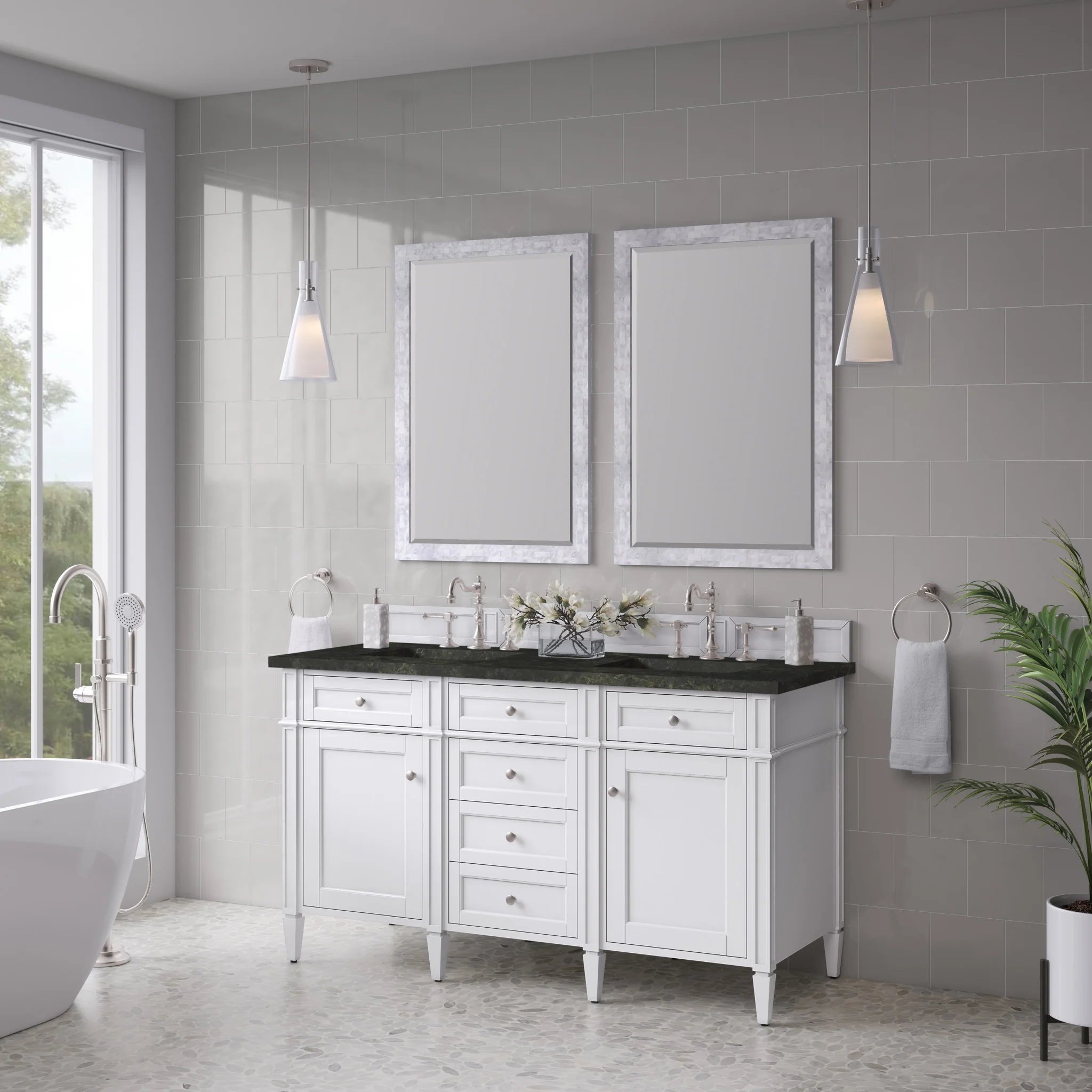 60-brittany-double-vanity-in-bright-white-vanity-by-james-martin-vanities-phantome-eclos-zero-silica image 3