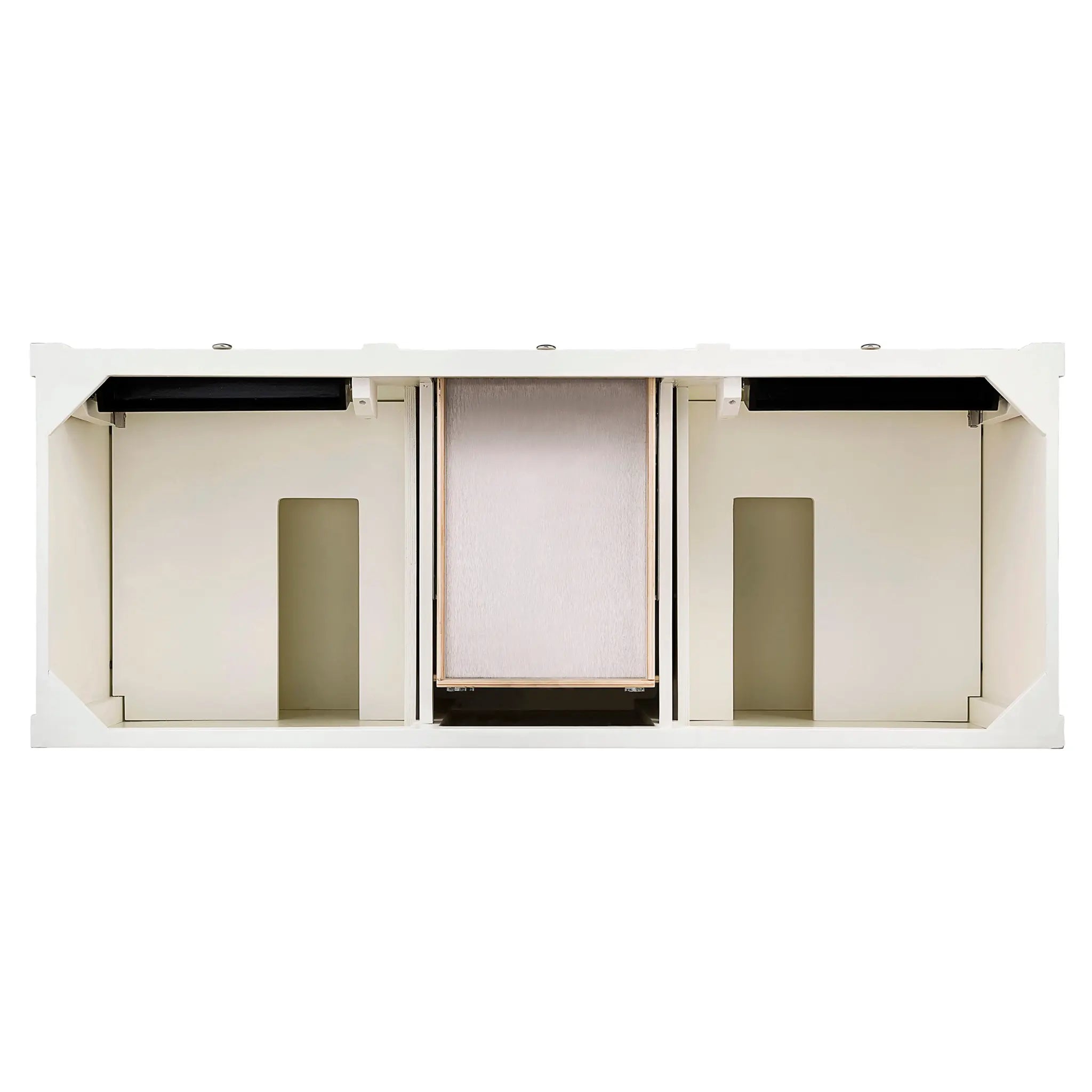 60 Brittany Double Vanity In Bright White Vanity Standard Phantome Eclos 8 Widespread 5