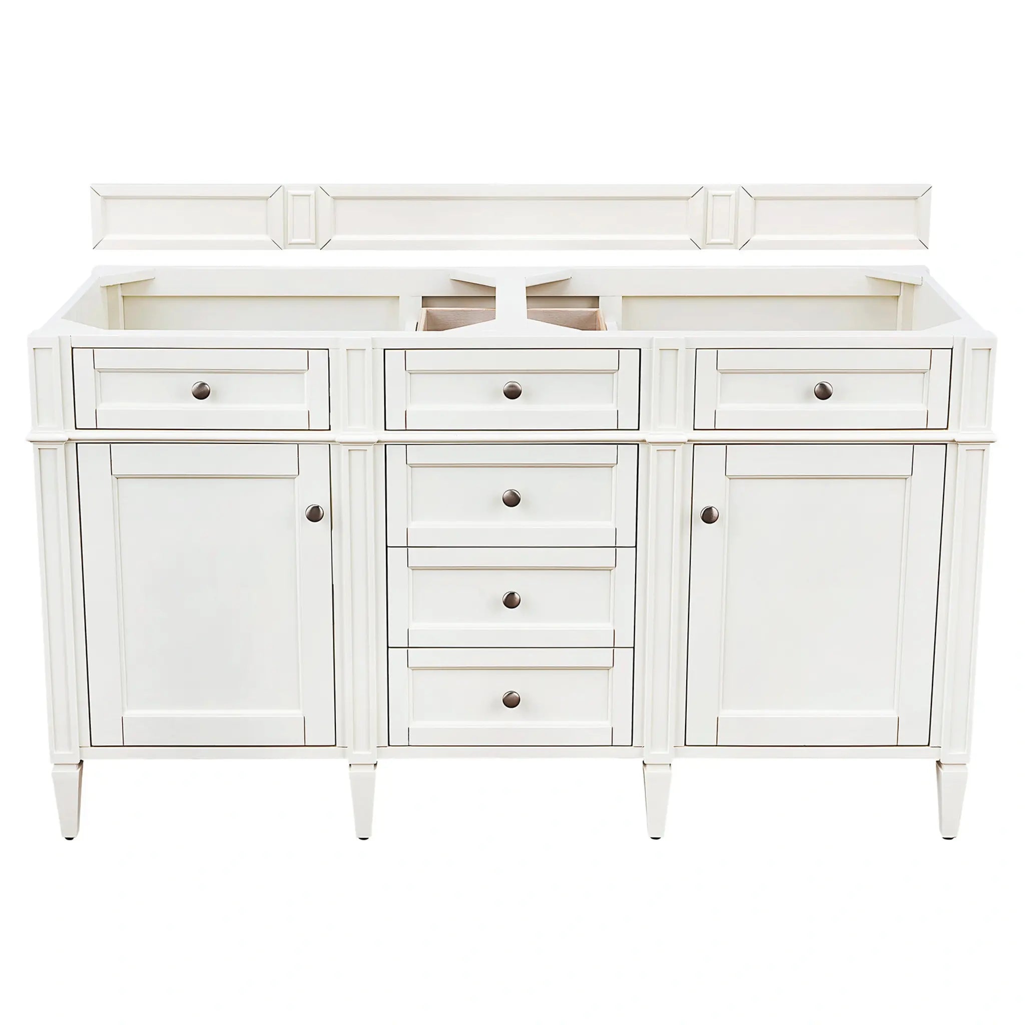 60 Brittany Double Vanity In Bright White Vanity Standard Tajnar Eclos 8 Widespread 2