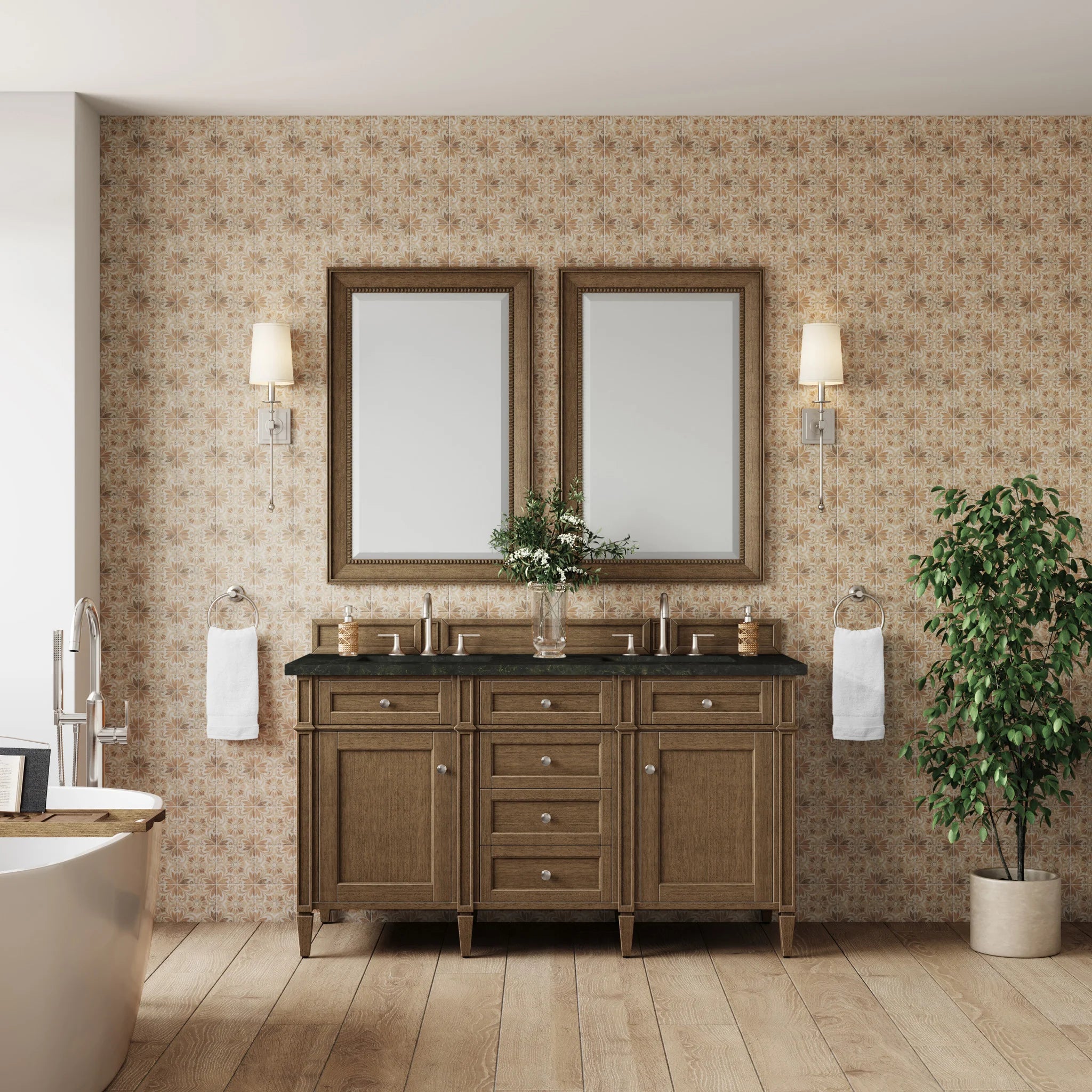 60-brittany-double-vanity-in-saddle-brown-by-james-martin-vanities-phantome-eclos-zero-silica image 2