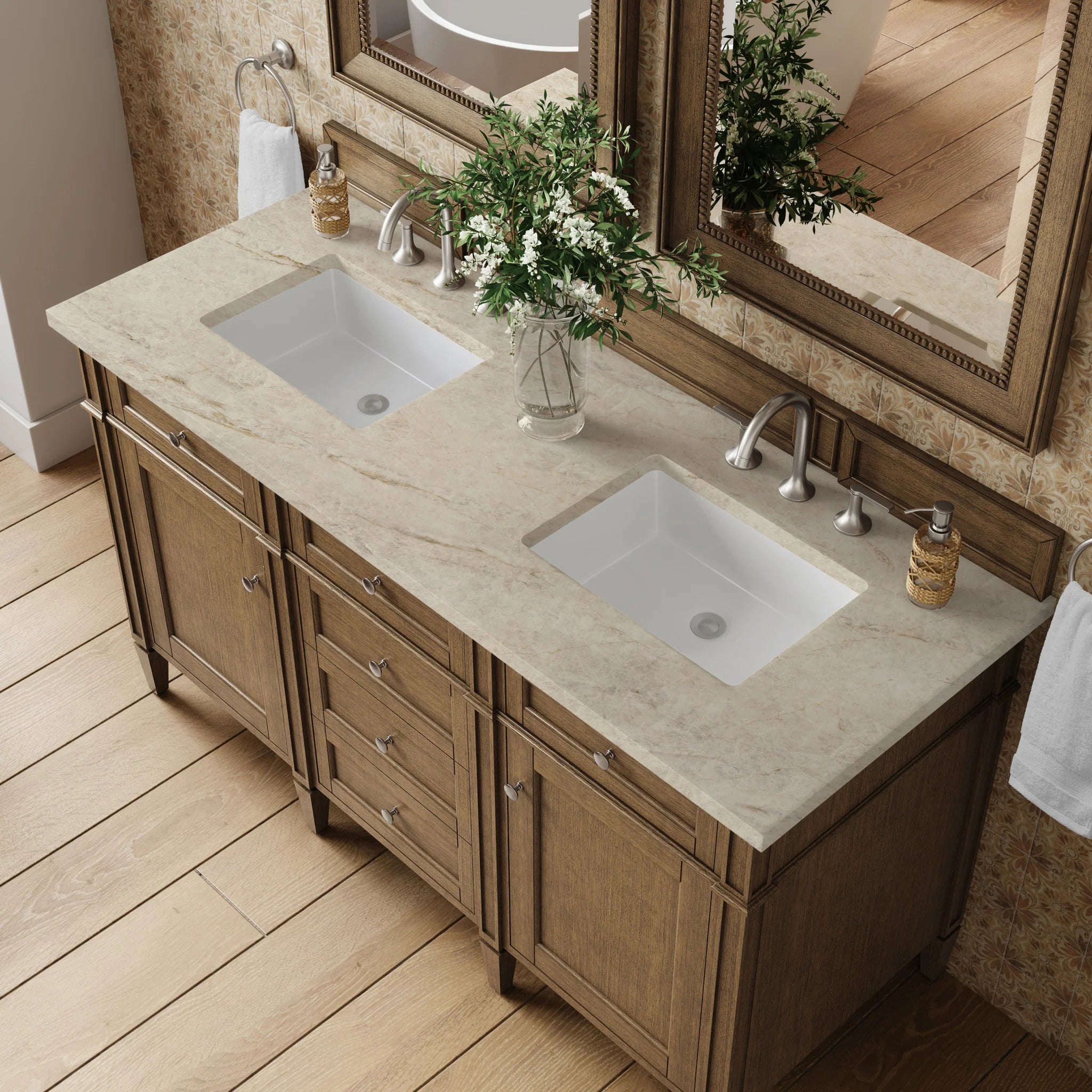 60-brittany-double-vanity-in-saddle-brown-by-james-martin-vanities-tajnar-eclos-zero-silica image 5