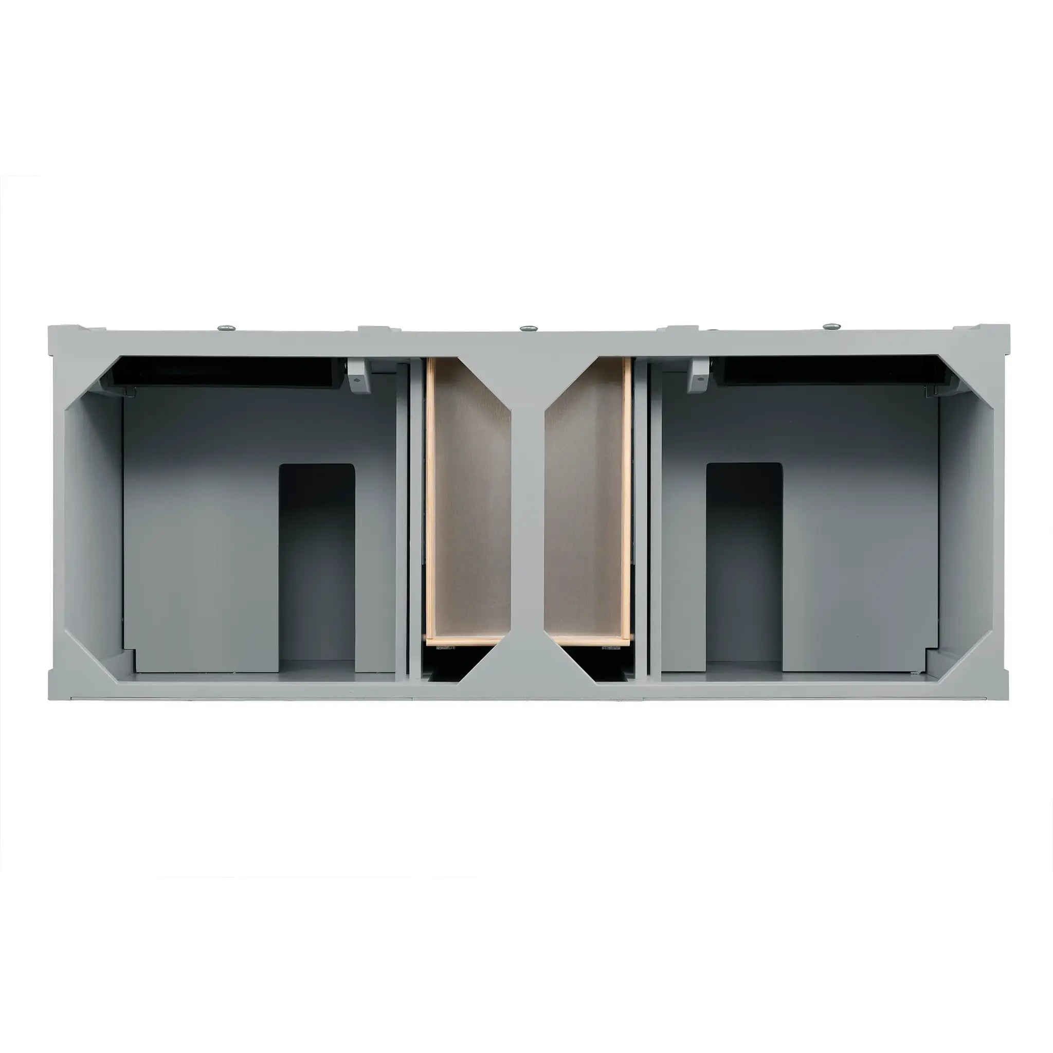 60" Brittany Double Vanity in Urban Gray-Cabinet Only-Not Available image 1