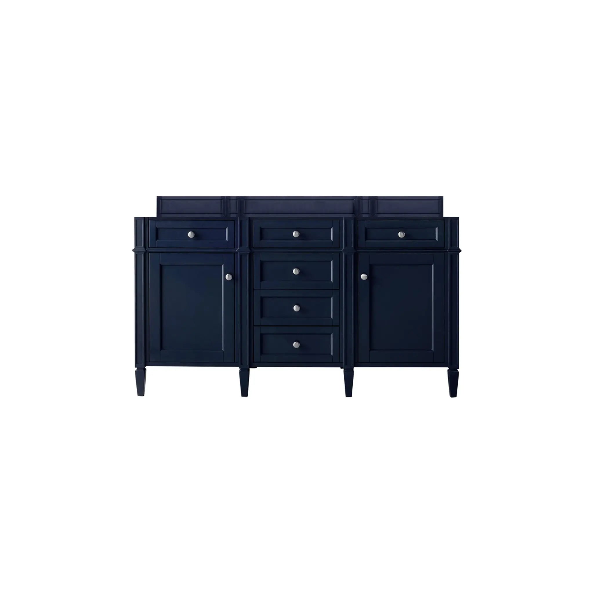 60" Brittany Double Vanity in Victory Blue w/FreePower Wireless Charger-Cabinet Only-Not Available image
