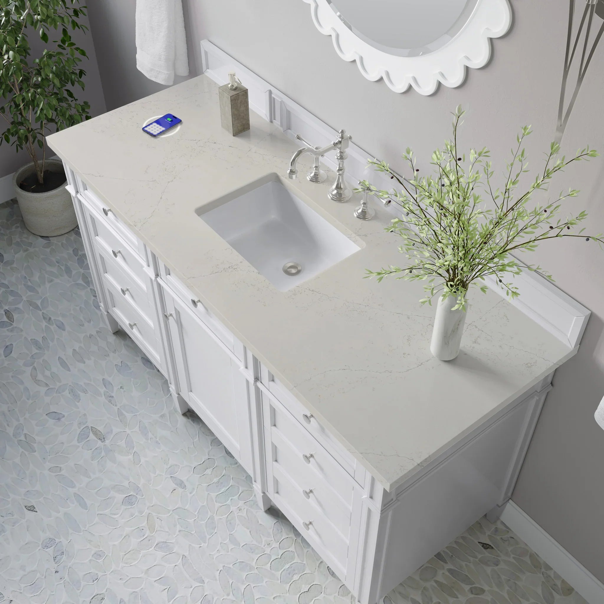 60-brittany-single-vanity-in-bright-white-w-freepower-wireless-charger-by-james-martin-vanities-siberian-silestone image 7