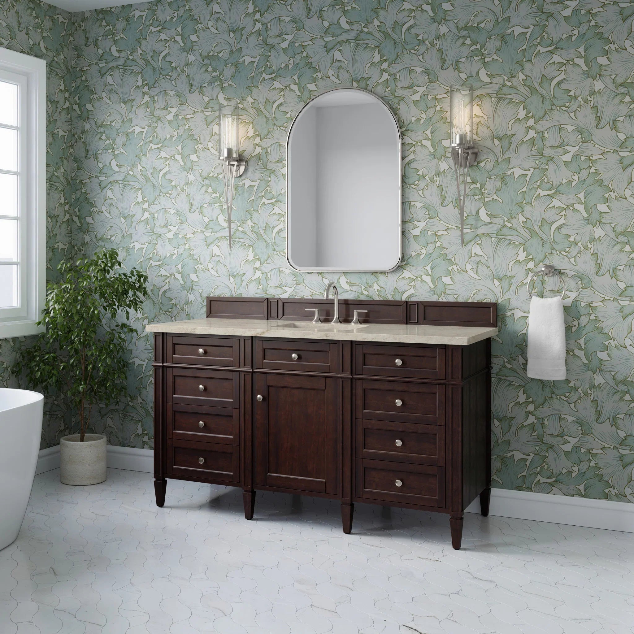 60-brittany-single-vanity-in-burnished-mahogany-w-freepower-wireless-charger-by-james-martin-vanities-tajnar-eclos-zero-silica image 5