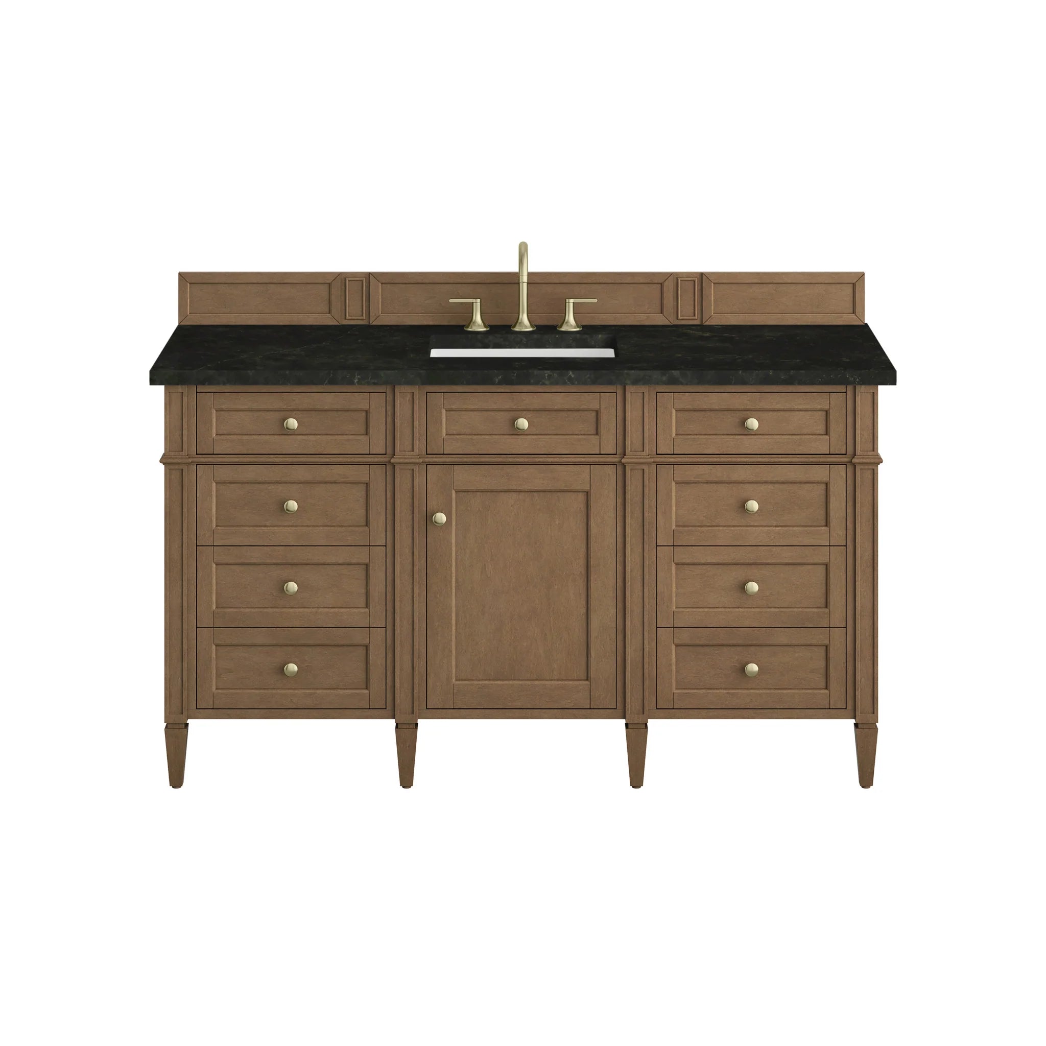 60" Brittany Single Vanity in Pecan by James Martin Vanities-Phantome Eclos 
