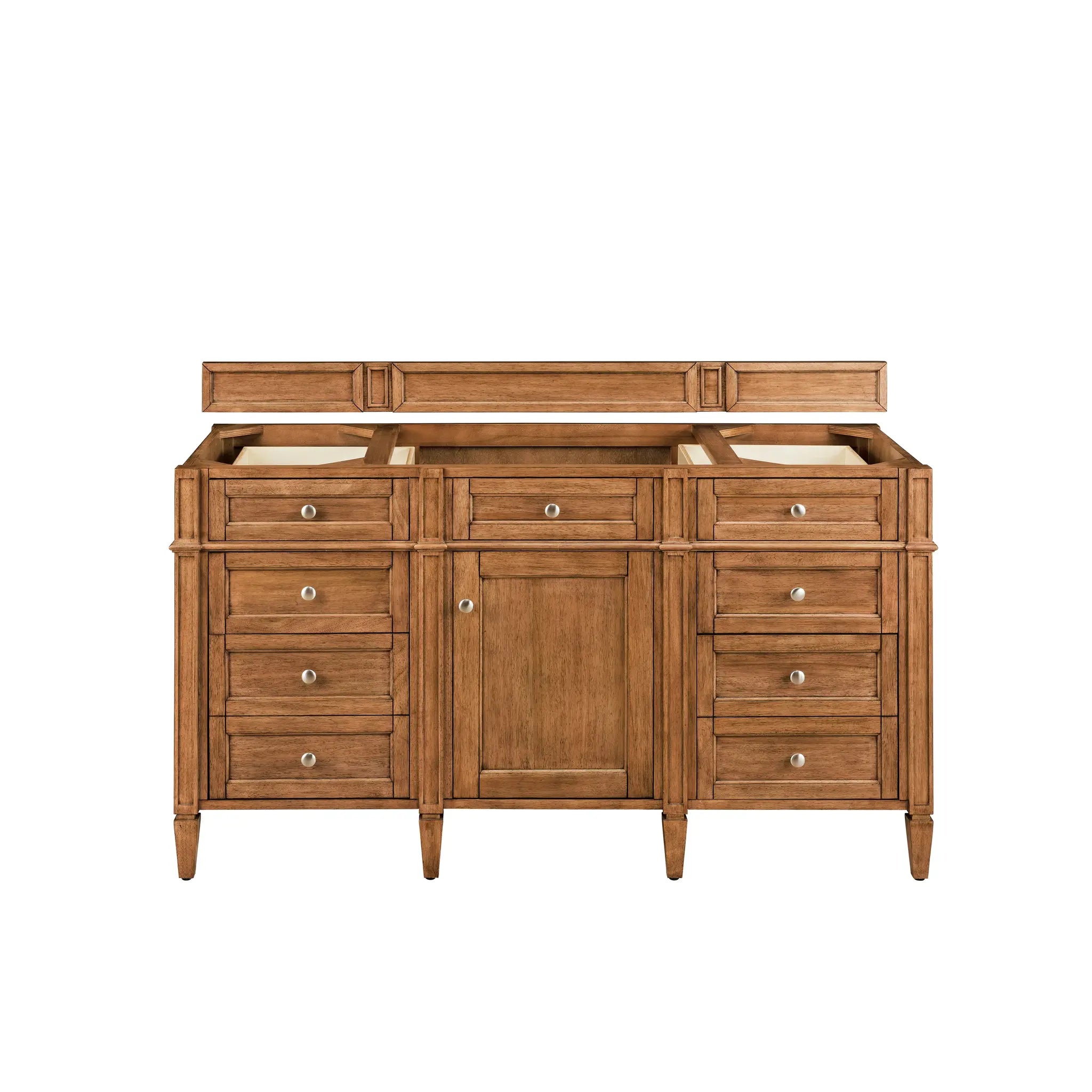 60" Brittany Single Vanity in Saddle Brown by James Martin Vanities