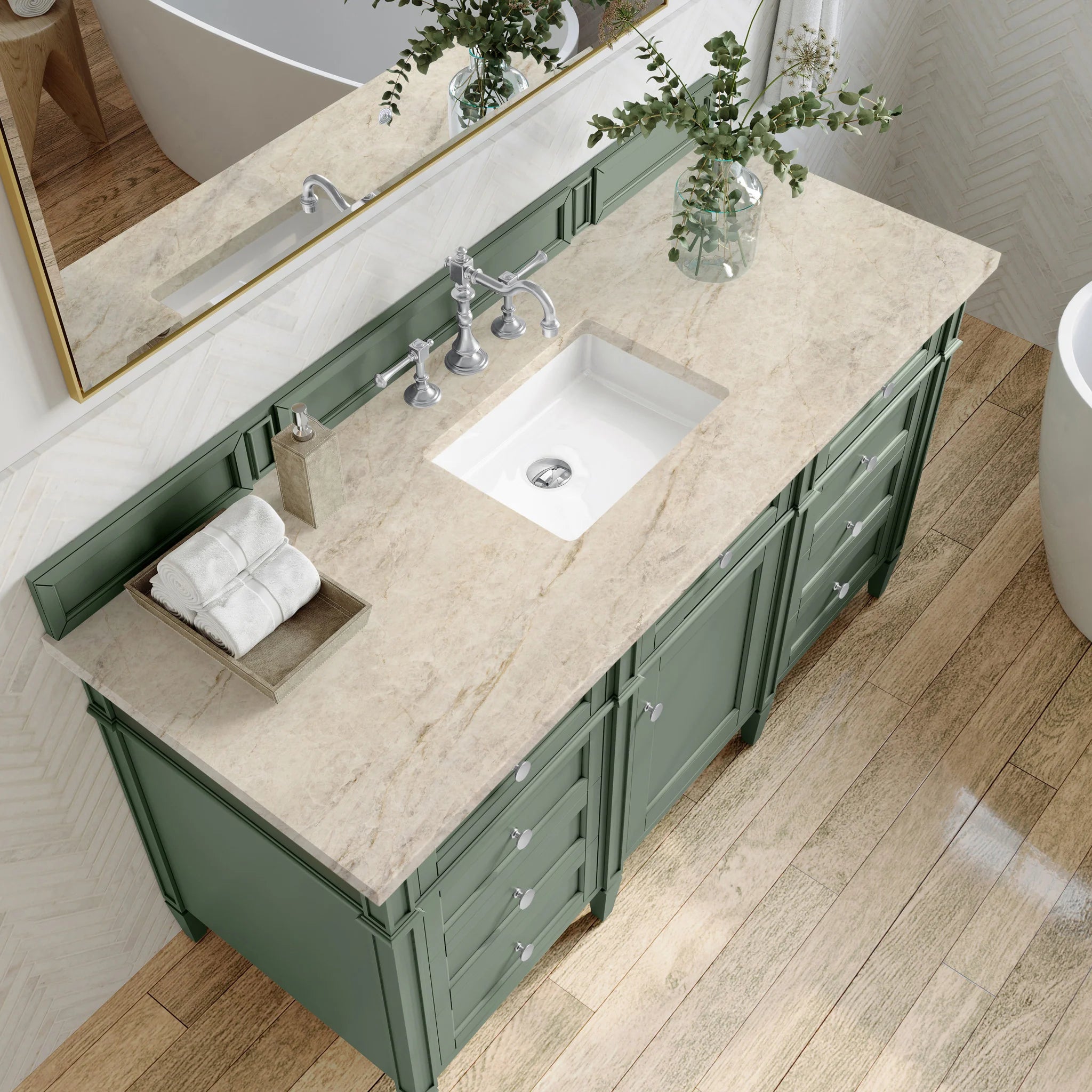 60-brittany-single-vanity-in-smokey-celadon-by-james-martin-vanities-tajnar-eclos-zero-silica image 6