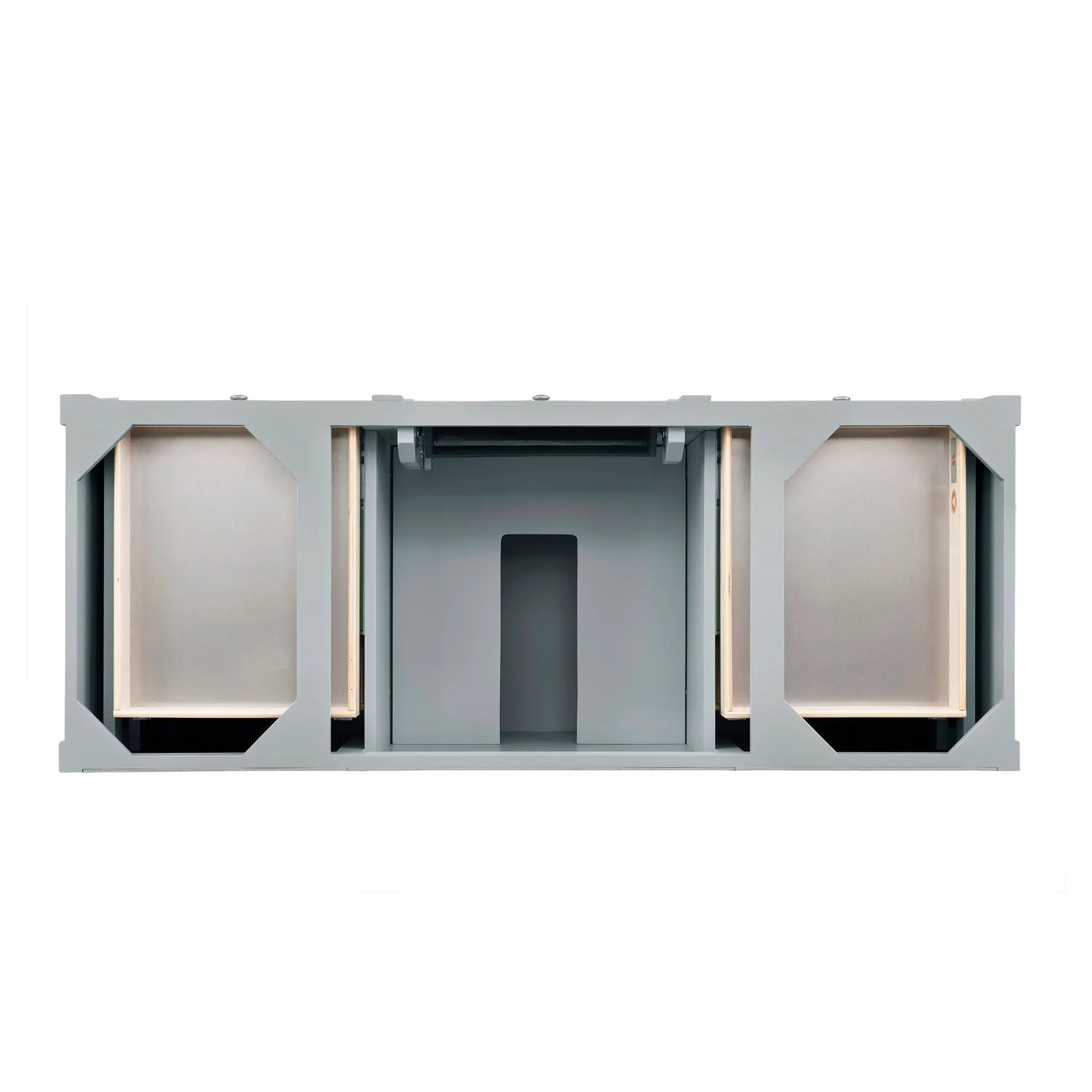 60 Brittany Single Vanity In Urban Gray Standard Cabinet Only No Top 2