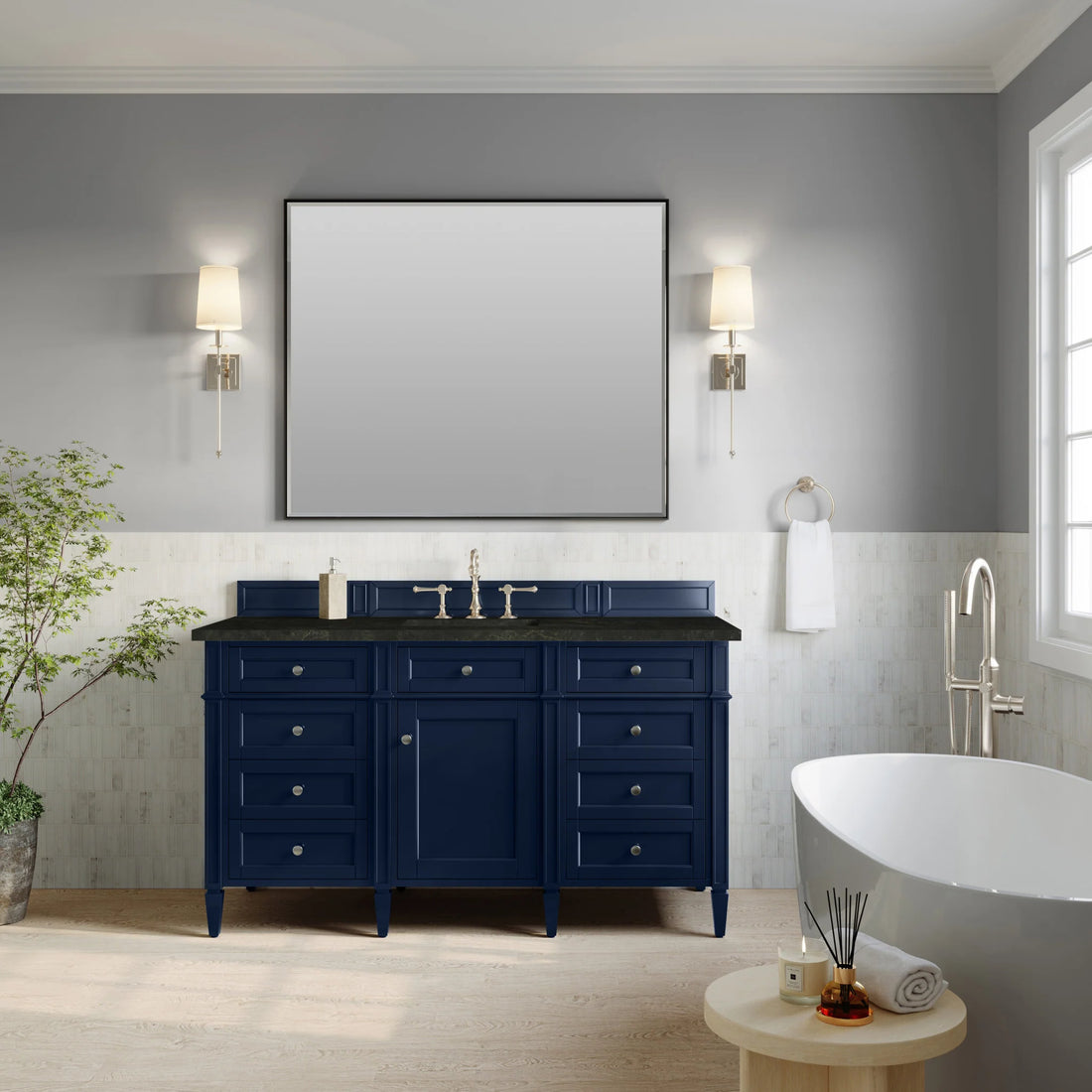 60-brittany-single-vanity-in-victory-blue-by-james-martin-vanities-phantome-eclos-zero-silica image 2