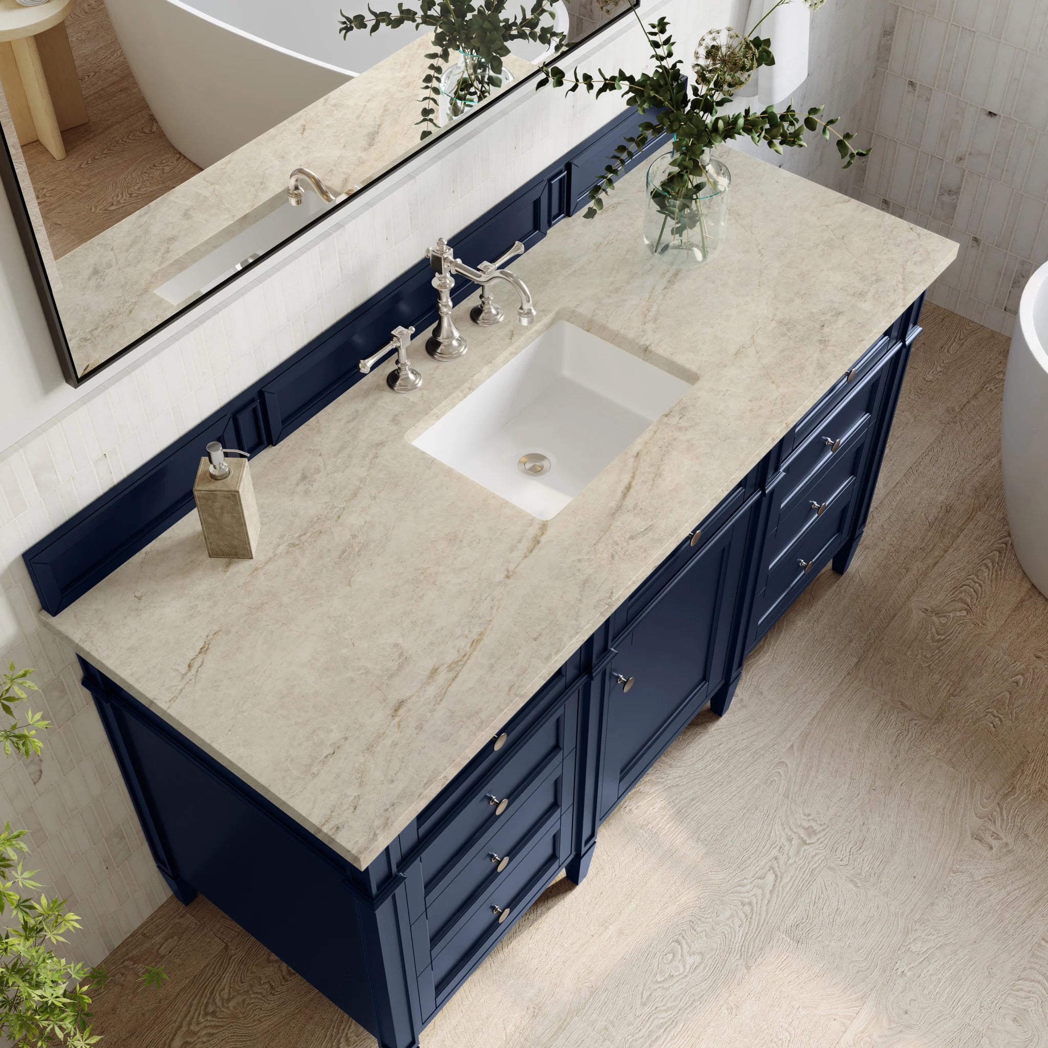 60-brittany-single-vanity-in-victory-blue-by-james-martin-vanities-tajnar-eclos-zero-silica image 5