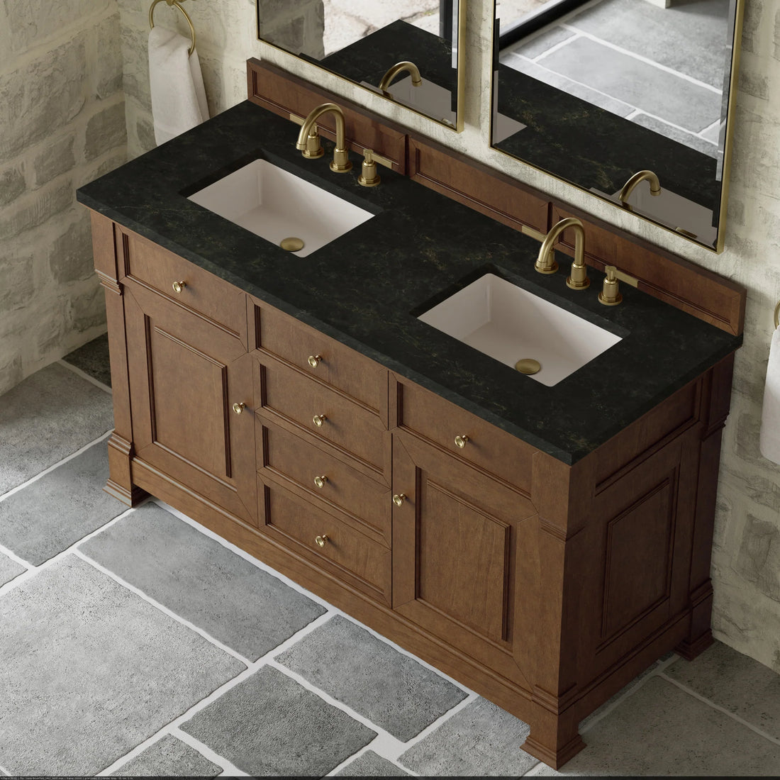 60-brookfield-double-vanity-in-honey-oak-by-james-martin-vanities-phantome-eclos-zero-silica image 10