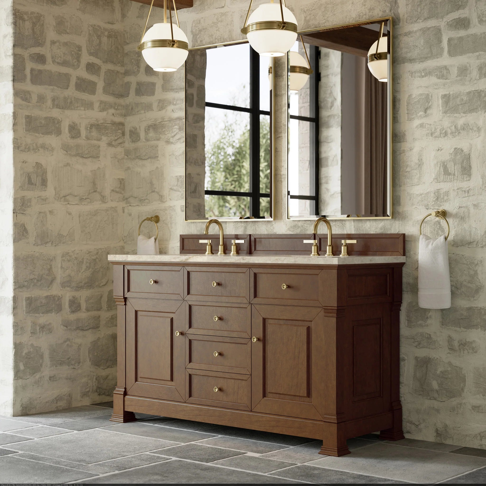 60-brookfield-double-vanity-in-honey-oak-w-freepower-wireless-charger-by-james-martin-vanities-tajnar-eclos-zero-silica image 9
