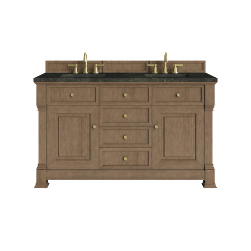 60" Brookfield Double Vanity in Pecan by James Martin Vanities