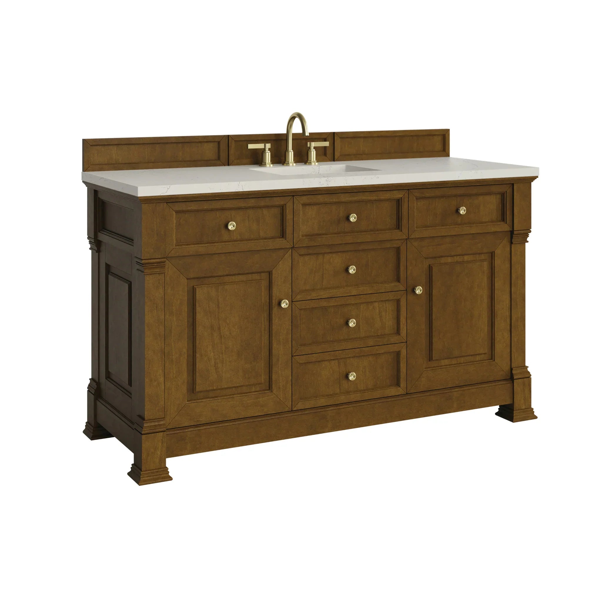 60-brookfield-single-vanity-in-honey-oak-w-freepower-wireless-charger-by-james-martin-vanities-siberian-silestone image 4