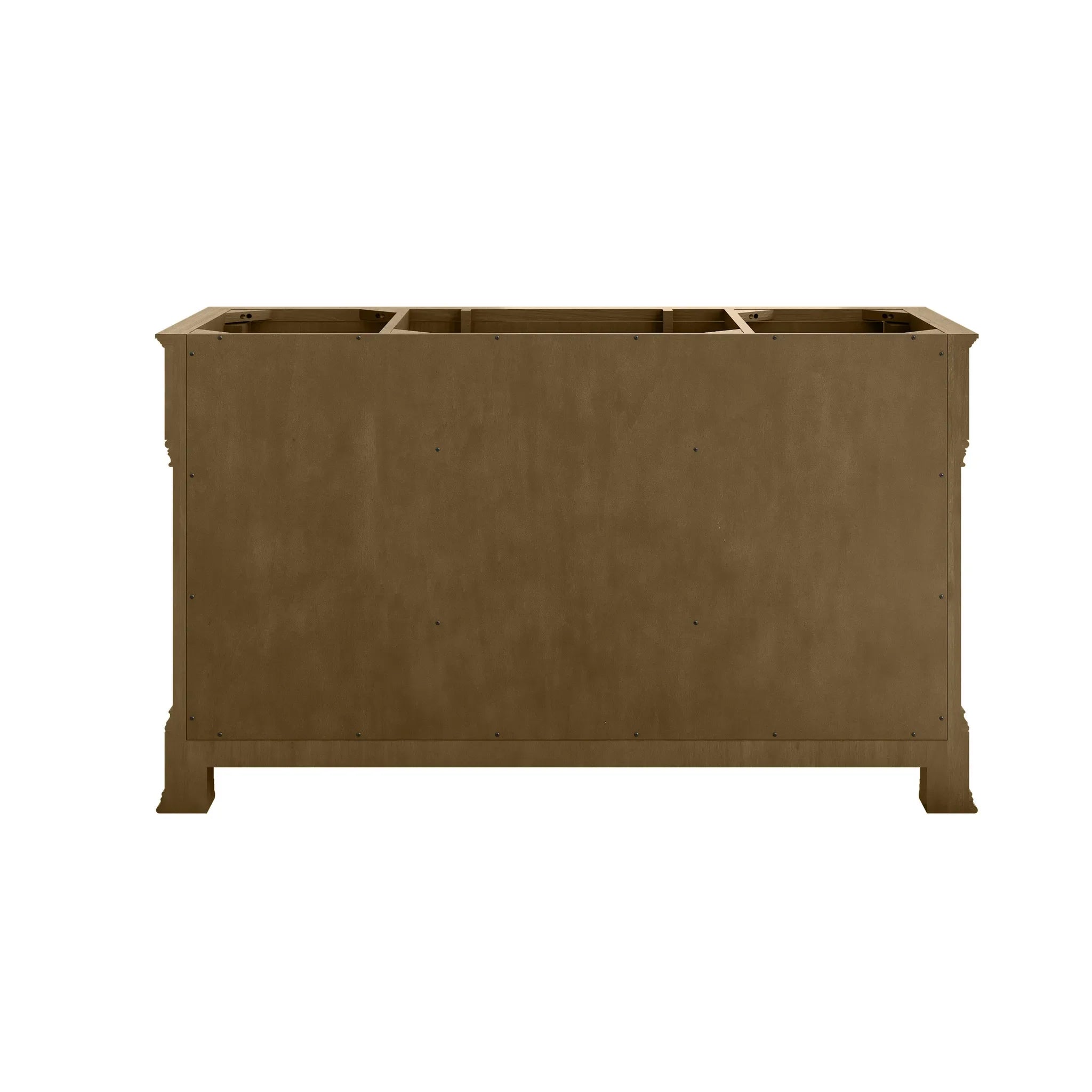 60" Brookfield Single Vanity in Honey Oak-White Zeus Silestone & Backsplash-Single Hole image 7