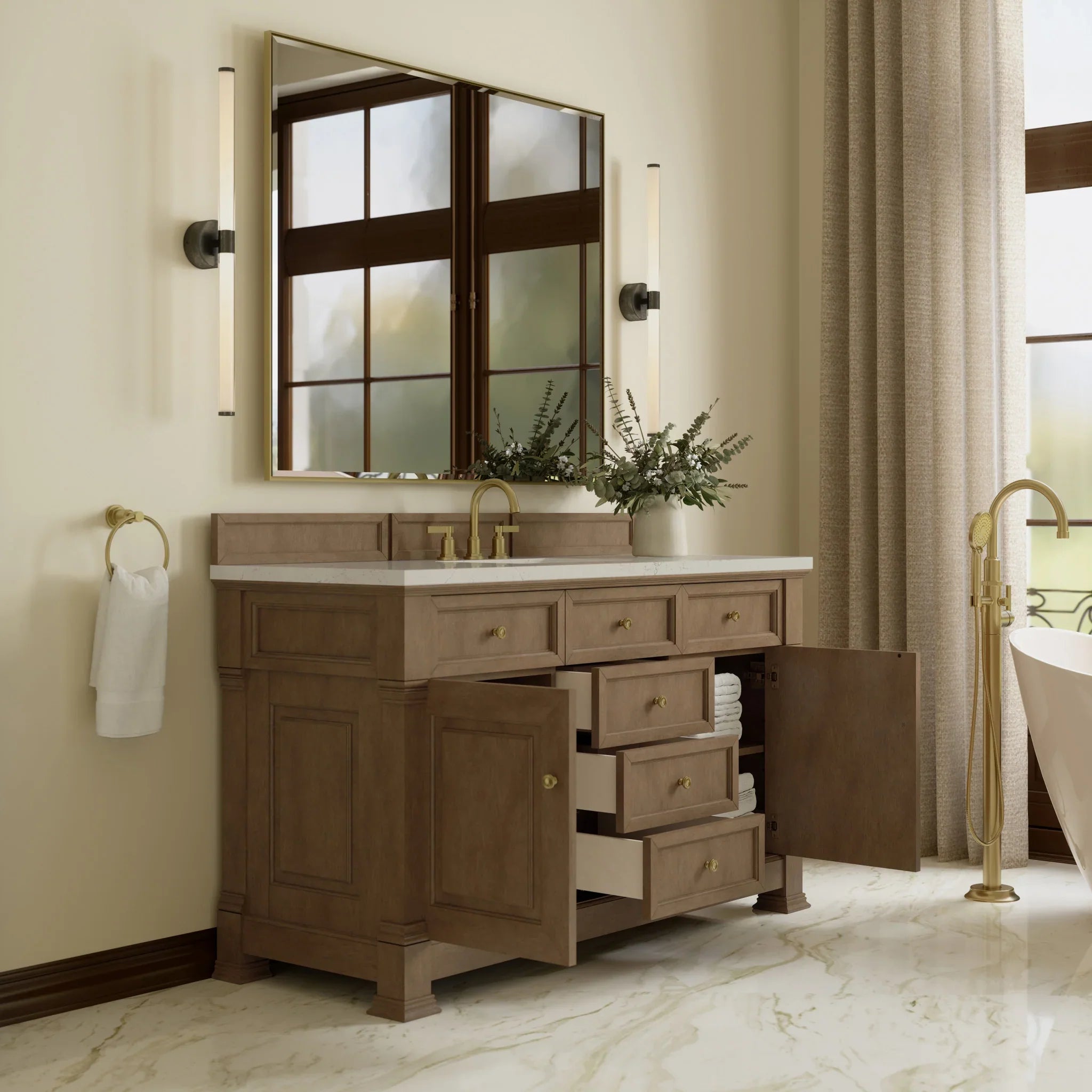 60-brookfield-single-vanity-in-pecan-w-freepower-wireless-charger-by-james-martin-vanities-siberian-silestone image 10