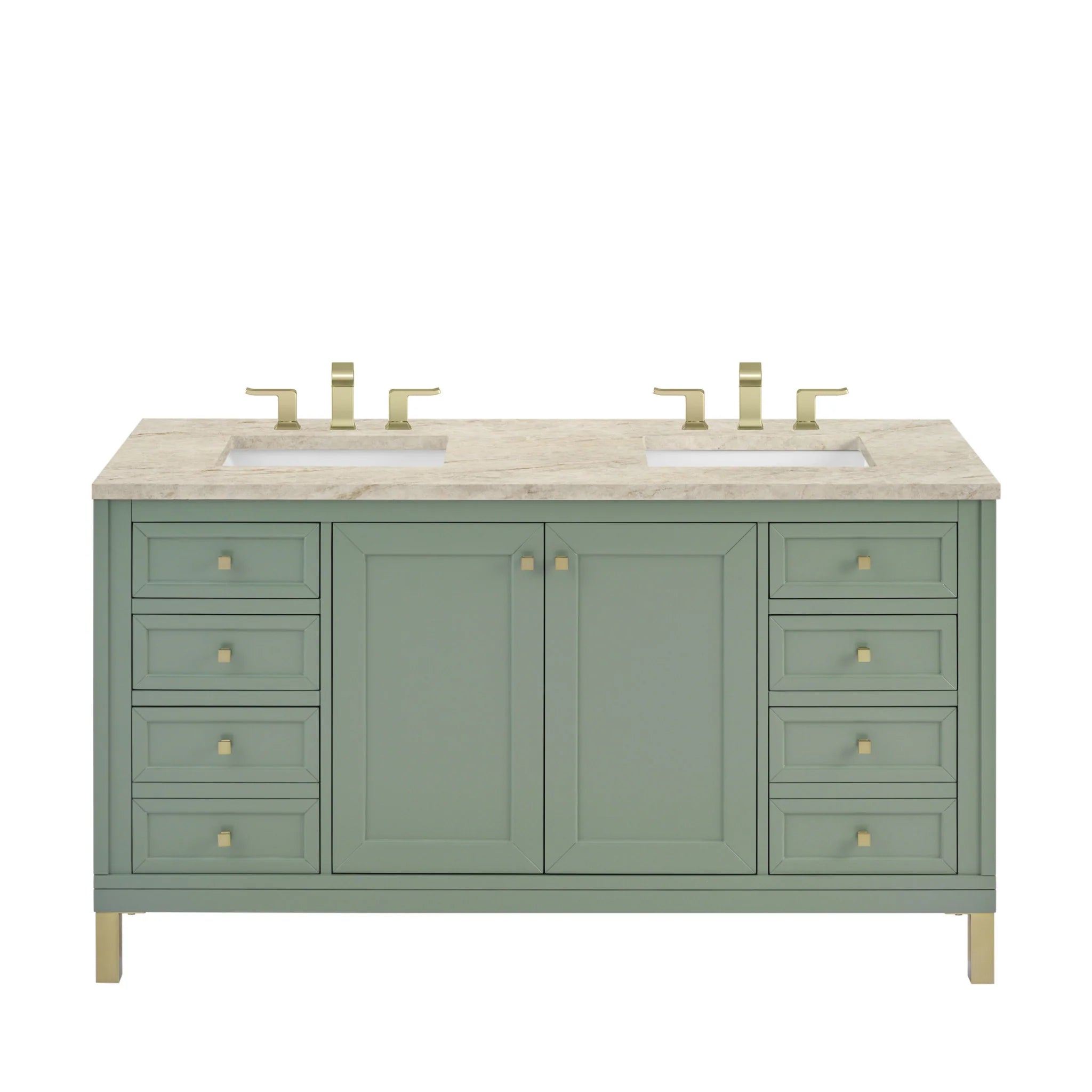 60-chicago-double-vanity-in-smokey-celadon-by-james-martin-vanities-tajnar-eclos-zero-silica image 1