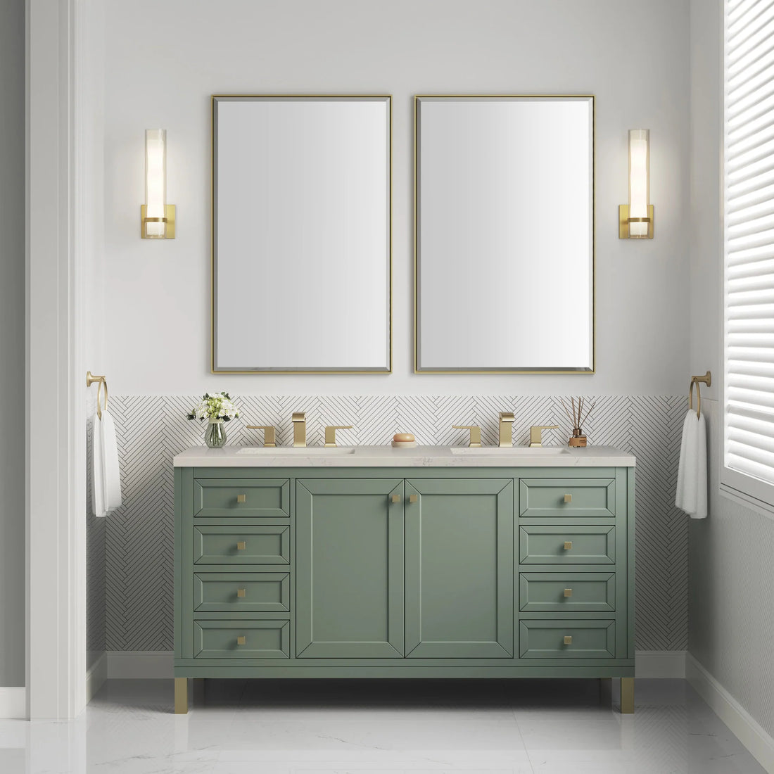60-chicago-double-vanity-in-smokey-celadon-w-freepower-wireless-charger-by-james-martin-vanities-siberian-silestone image 4