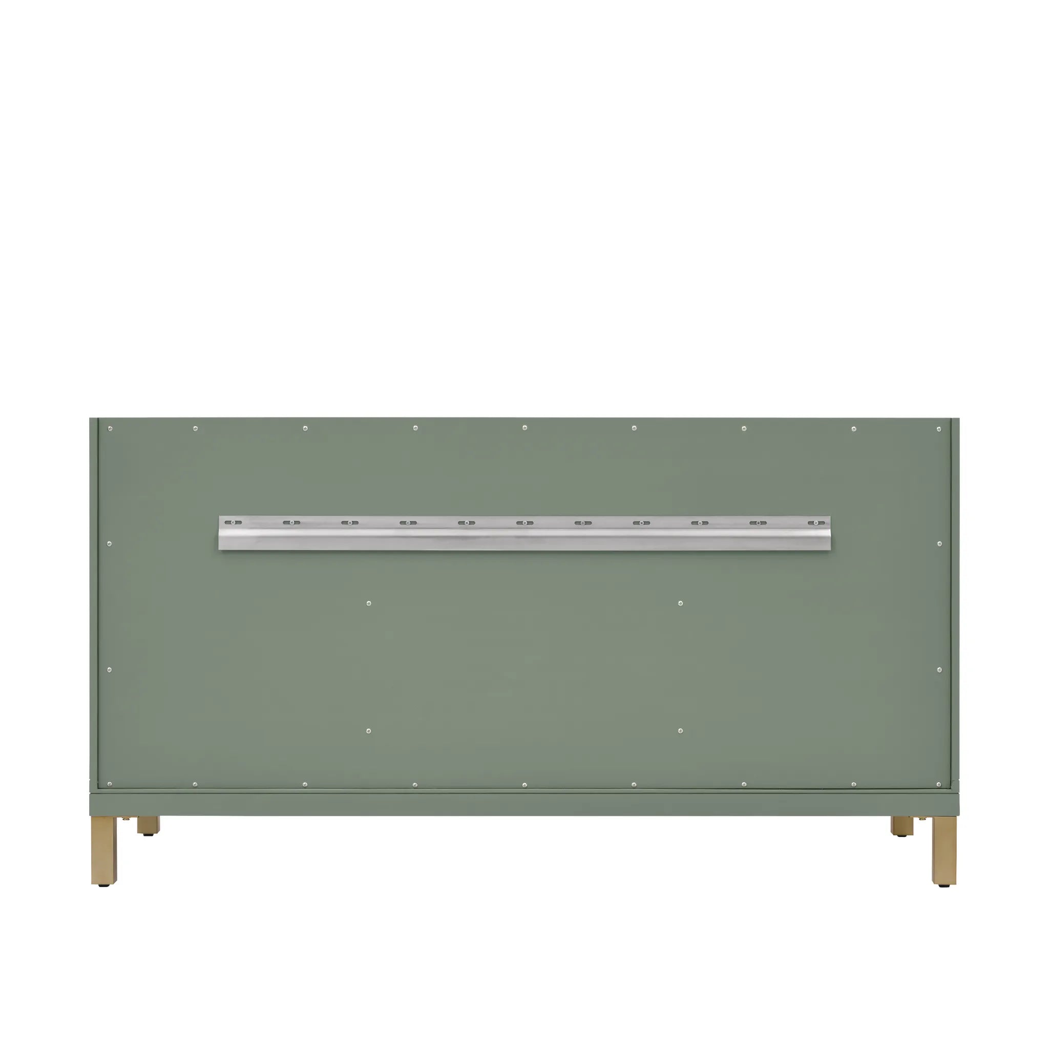 60" Chicago Double Vanity in Smokey Celadon Wireless Charger-Eternal Jasmine Pearl Silestone-8" Widespread image 14