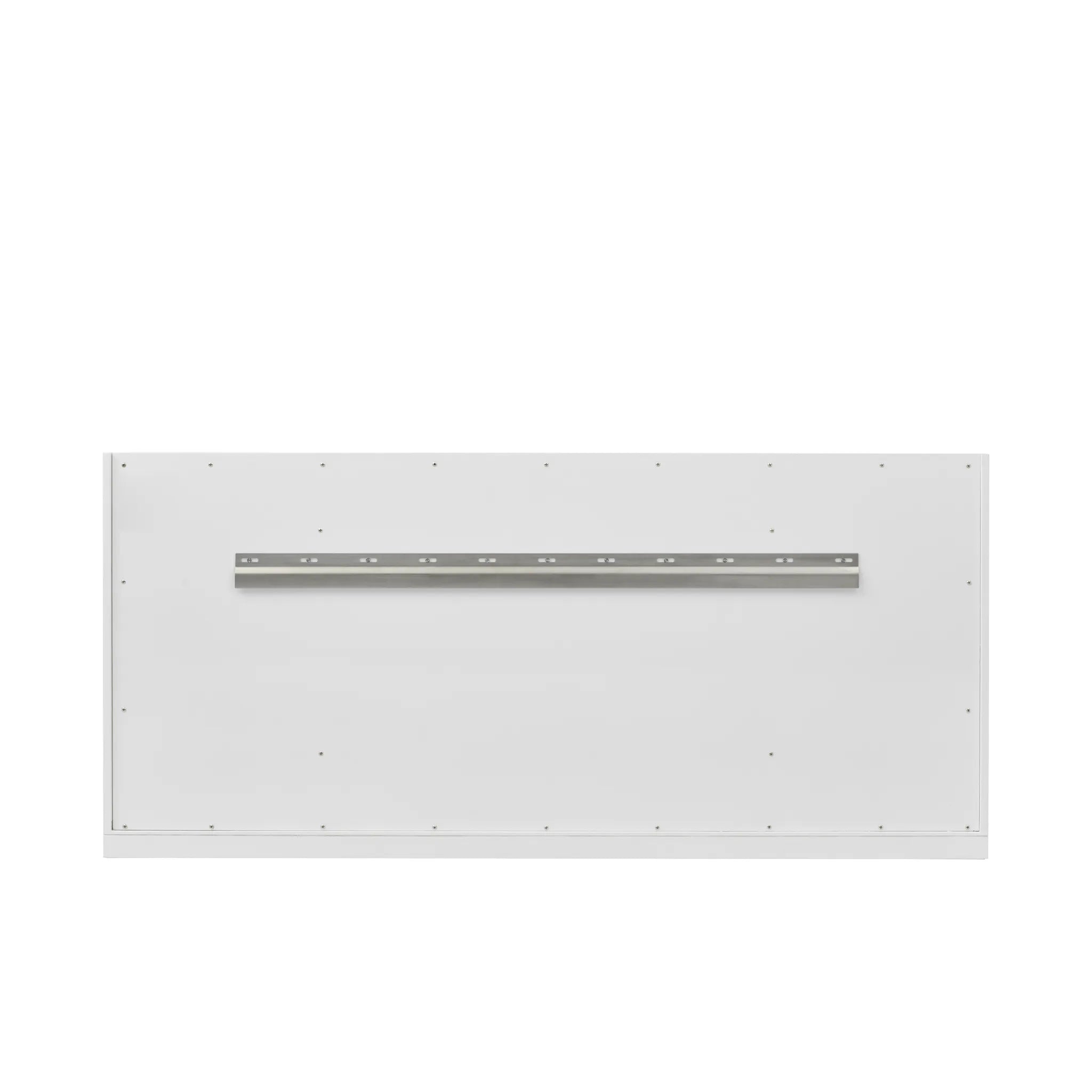 60" Chicago Single Vanity in Glossy White-Parisien Bleu Silestone-8" Widespread image 10