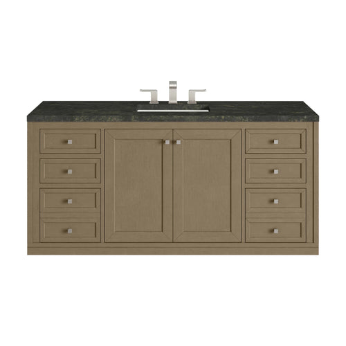 60" Chicago Single Vanity in Walnut Whisper by James Martin Vanities