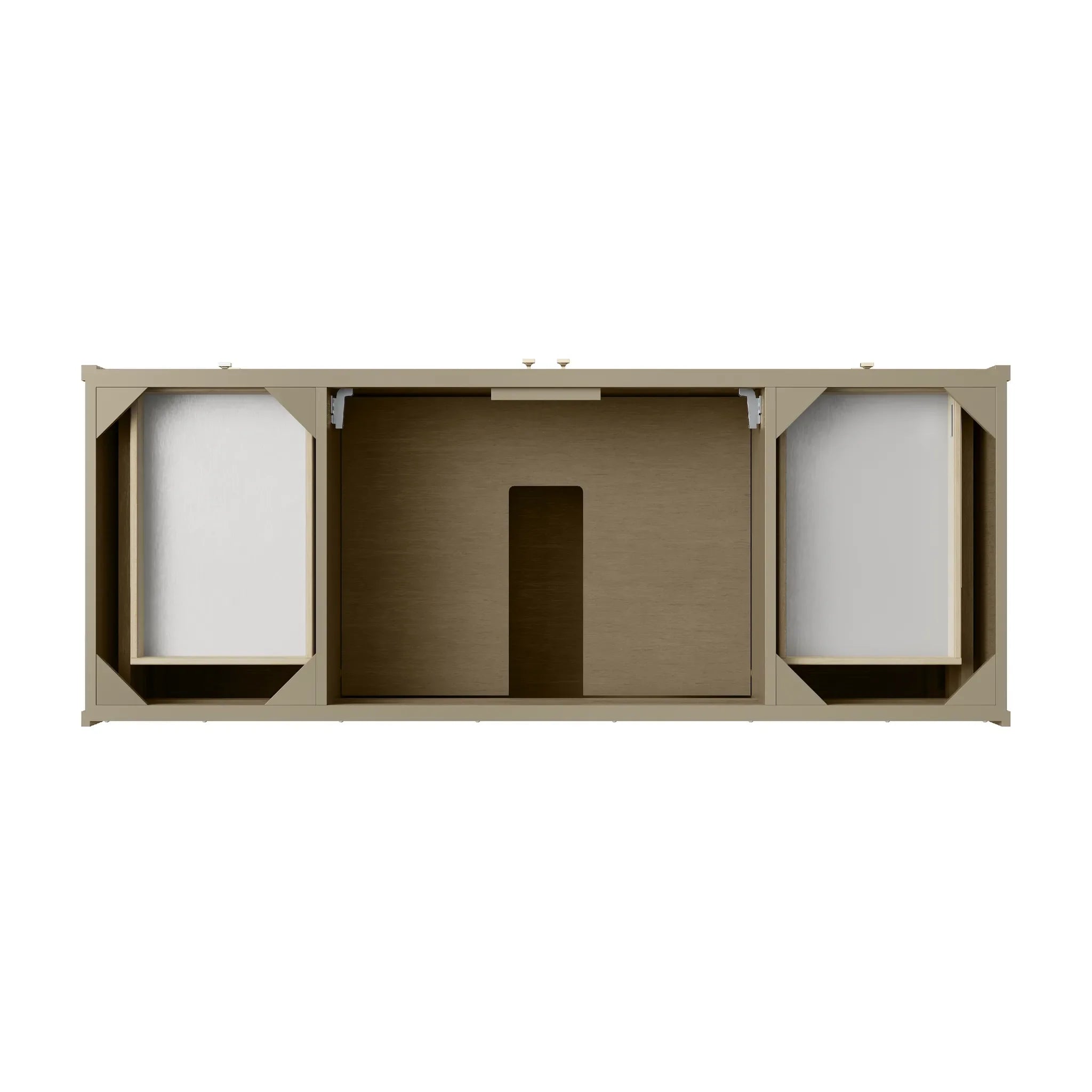 60" Chicago Single Vanity in Walnut Whisper-Cabinet Only-Not Available image 2