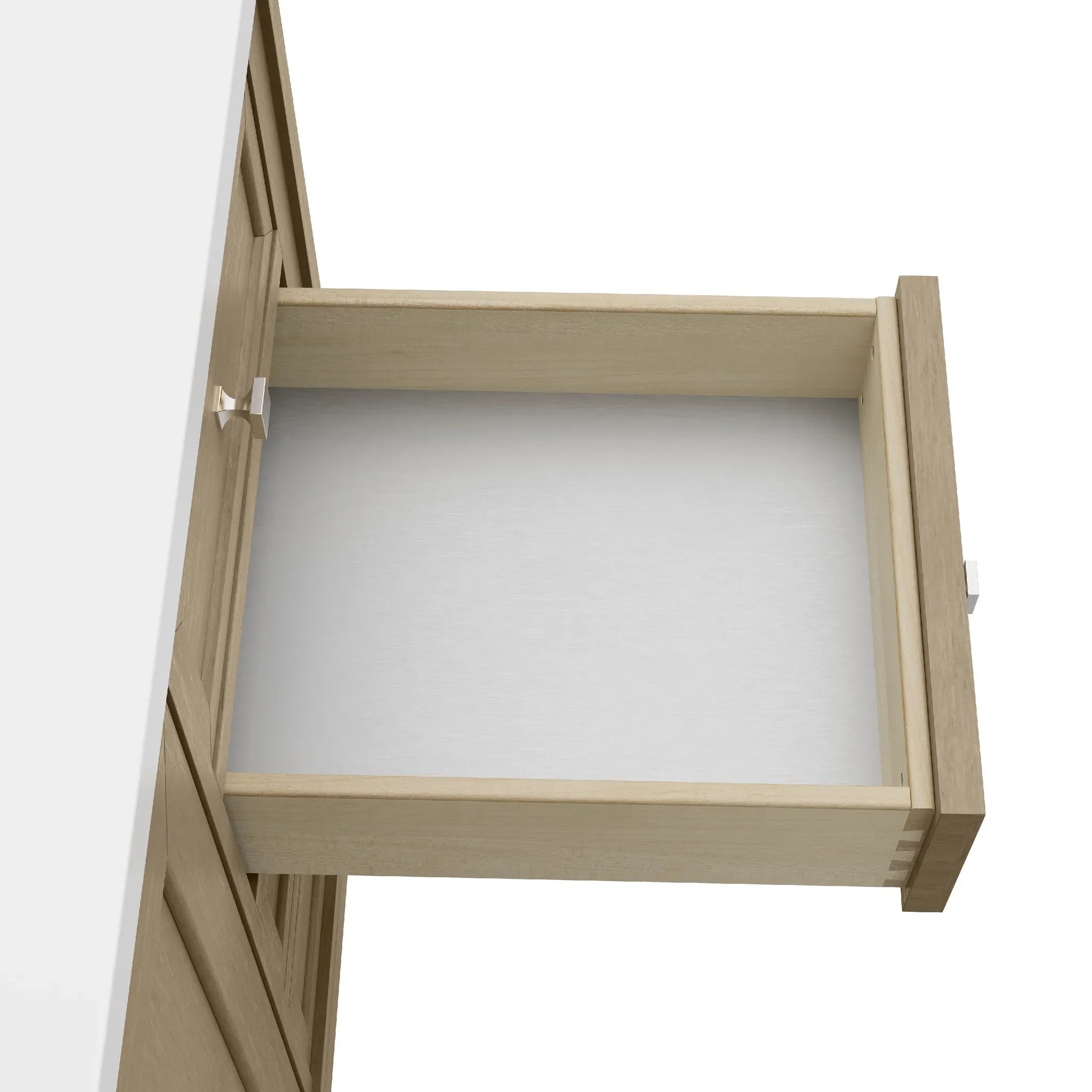 60" Chicago Single Vanity in Walnut Whisper-Lime Delight Silestone-8" Widespread image 10
