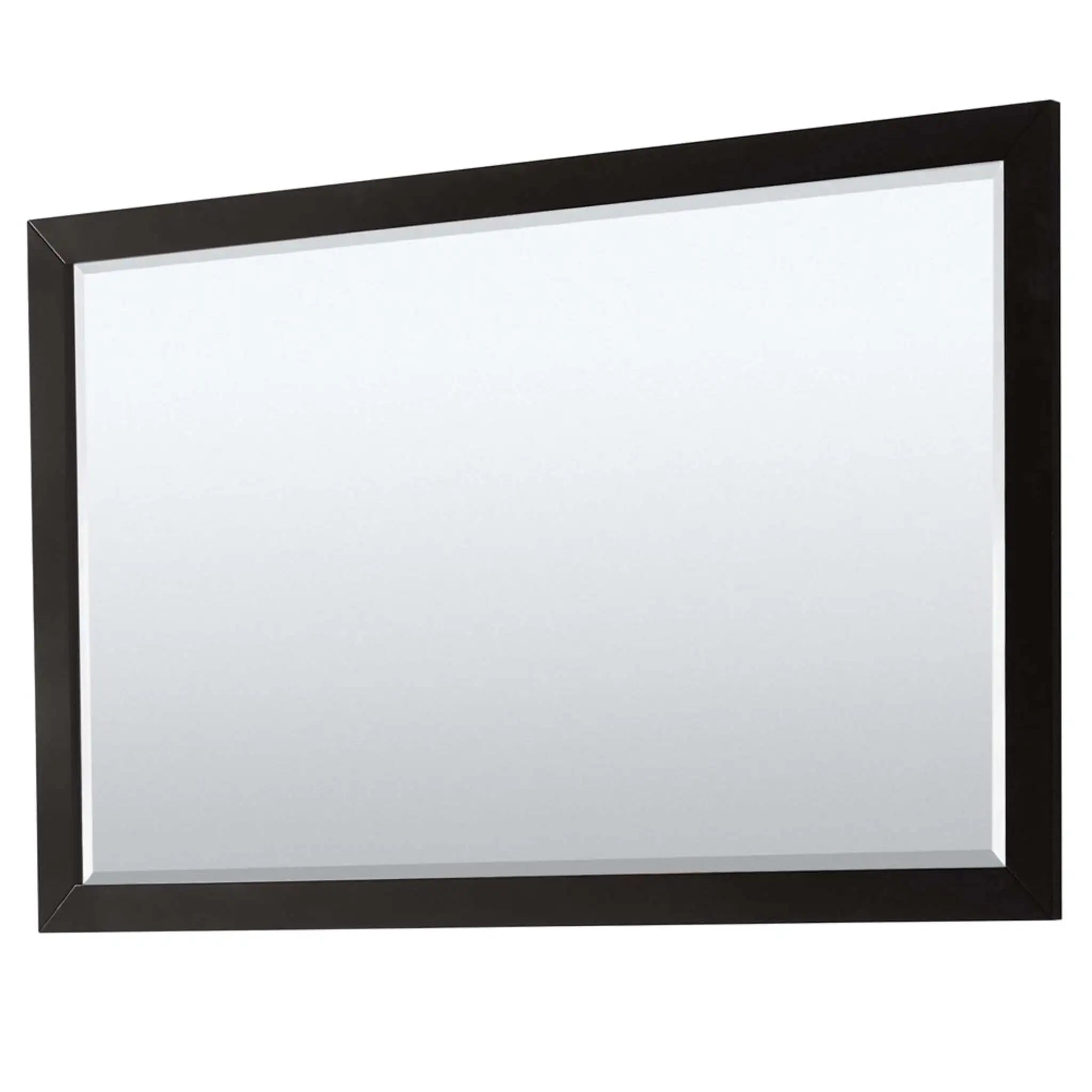60" Daria Double Bathroom Vanity in Dark Espresso with Polished Chrome Trim & 58" Mirror by Wyndham