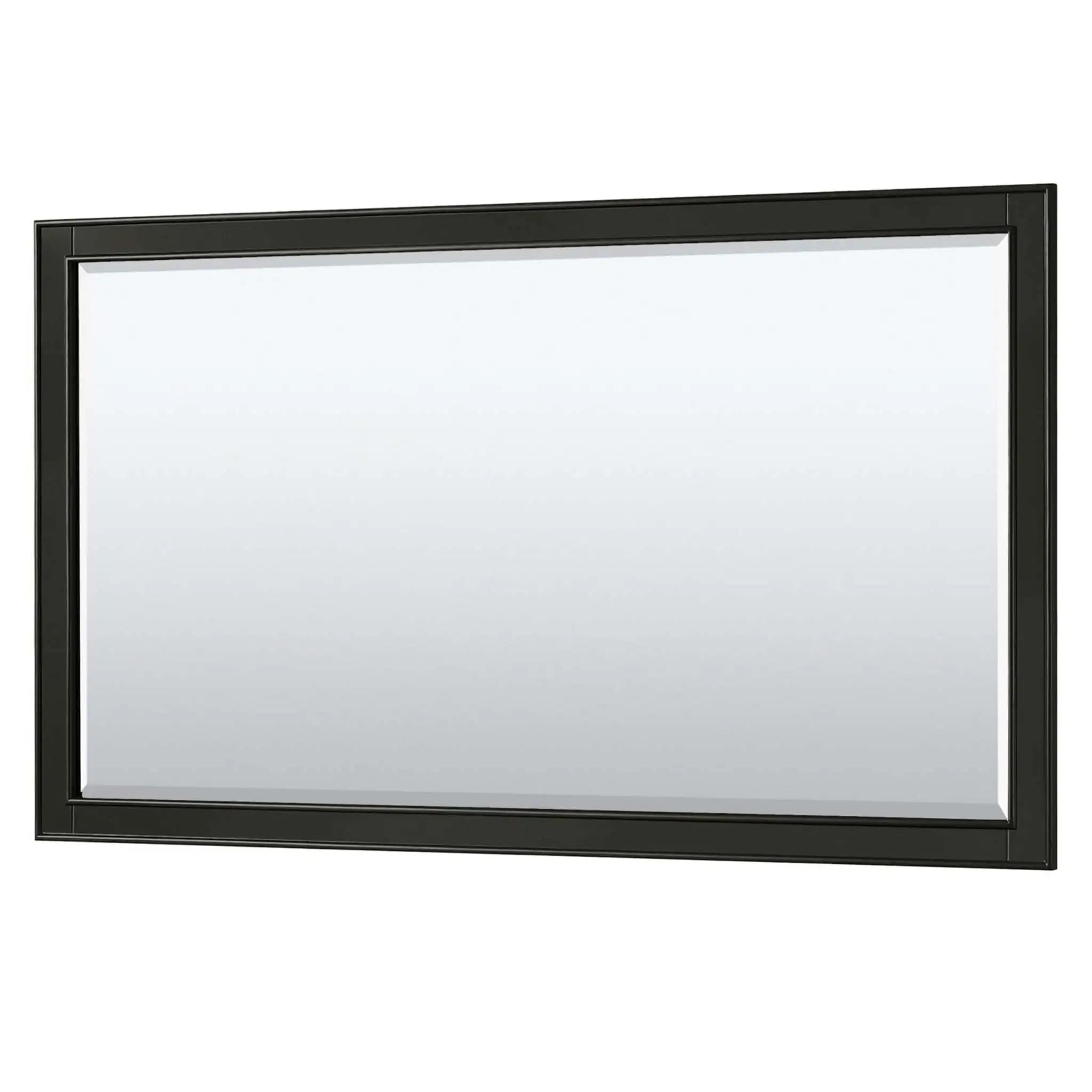 60" Deborah Double Bathroom Vanity in Dark Espresso with Polished Chrome Trim & 58" Mirror by Wyndham