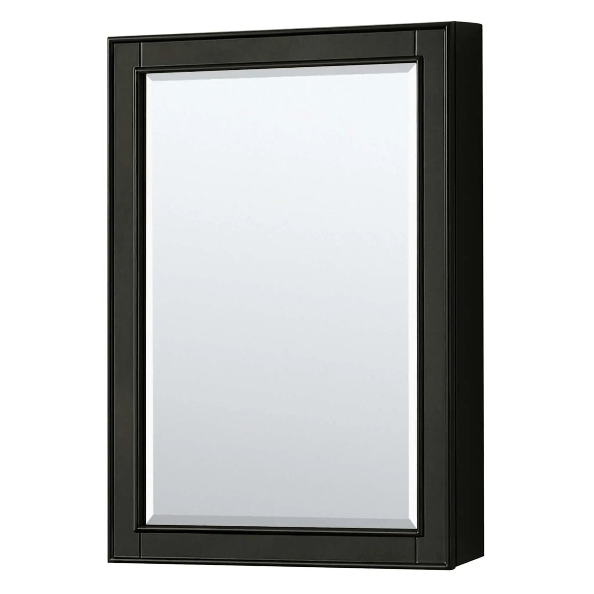 60" Deborah Single Bathroom Vanity in Dark Espresso with Polished Chrome Trim & Medicine Cabinet by Wyndham