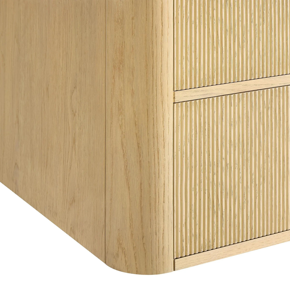 60" Francesca Double Wall Mounted Bathroom Vanity Scandinavian Oak Satin Bronze Trim by wyndham 3