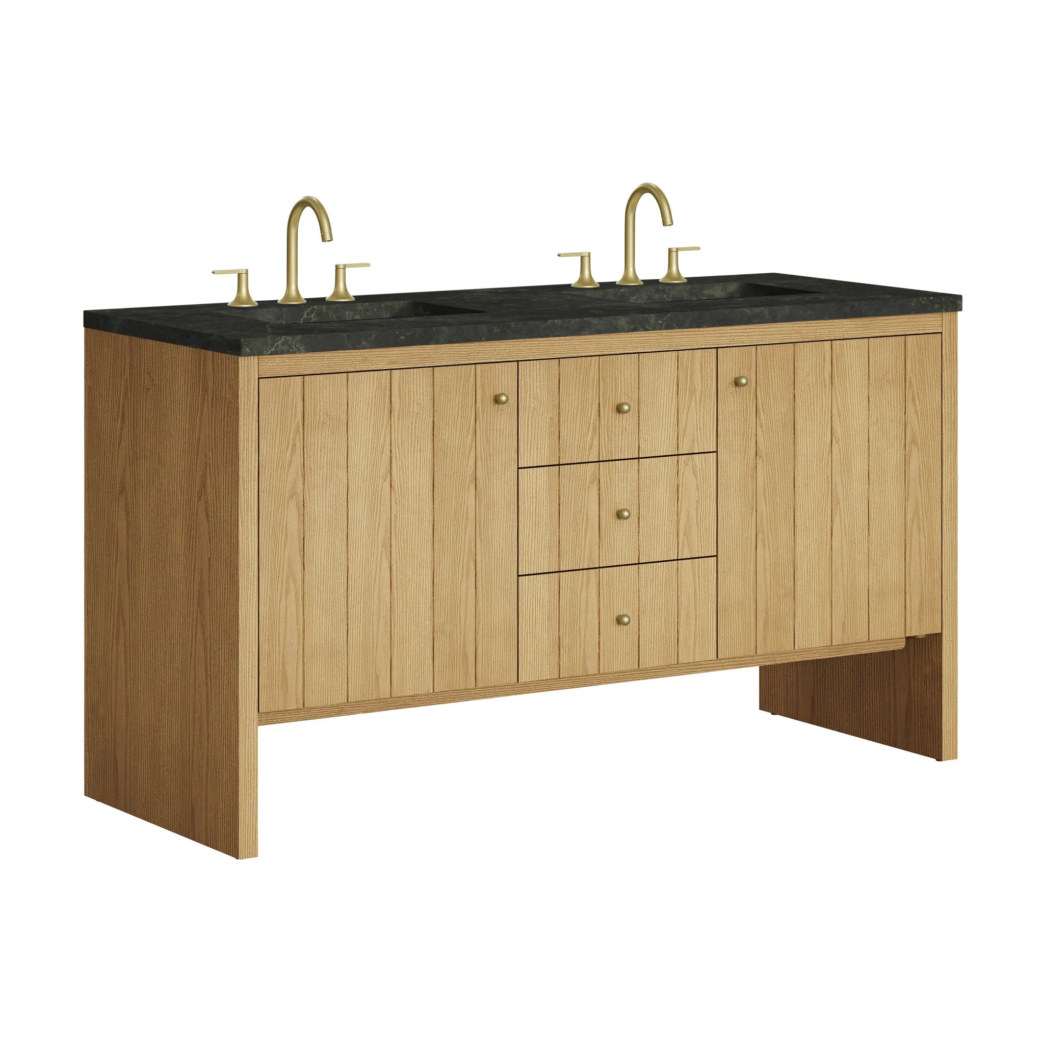 60-hudson-double-vanity-in-light-natural-oak-by-james-martin-vanities-phantome-eclos-zero-silica image 4
