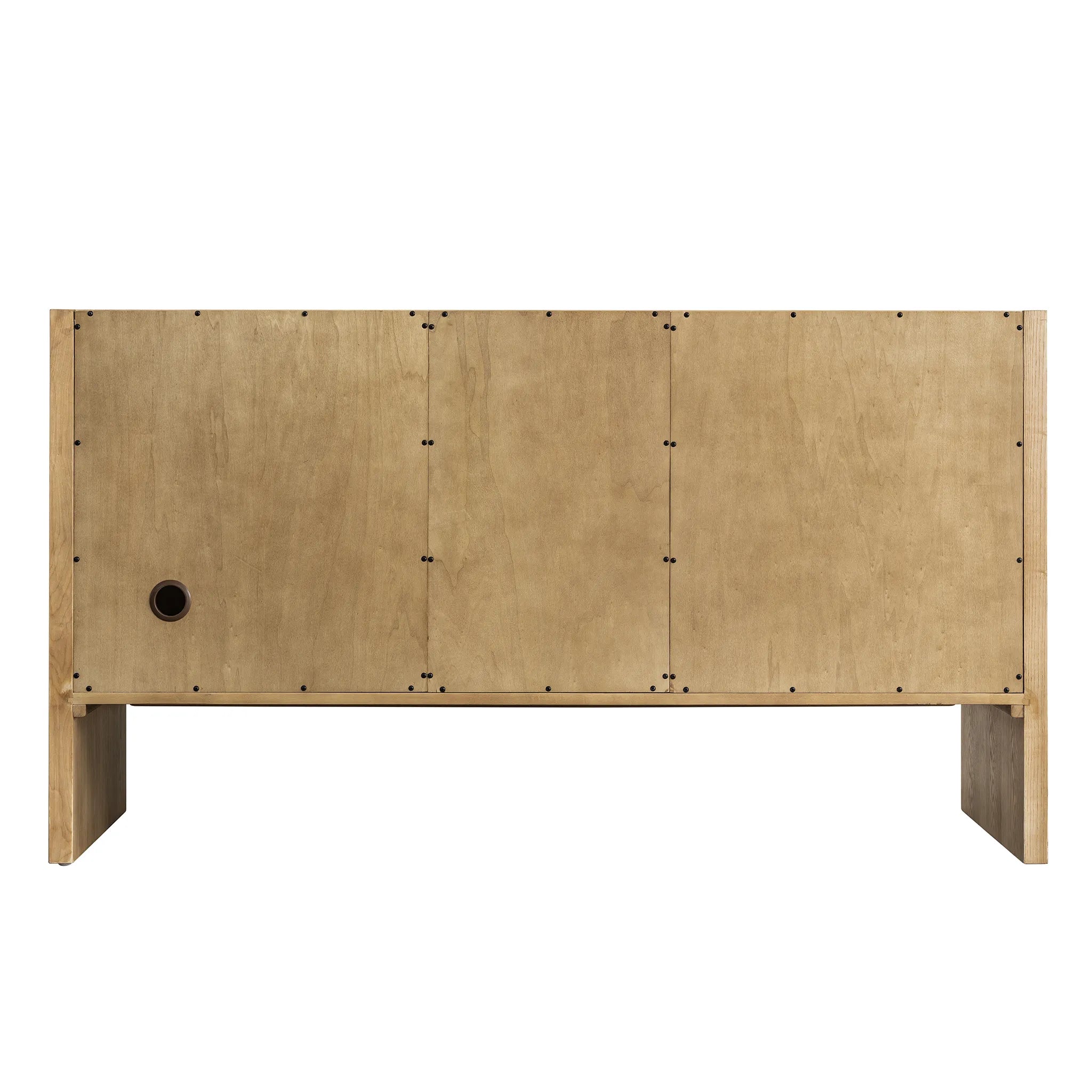 60" Hudson Double Vanity in Light Natural Oak w/FreePower Wireless Charger-Cabinet Only-Not Available image 5