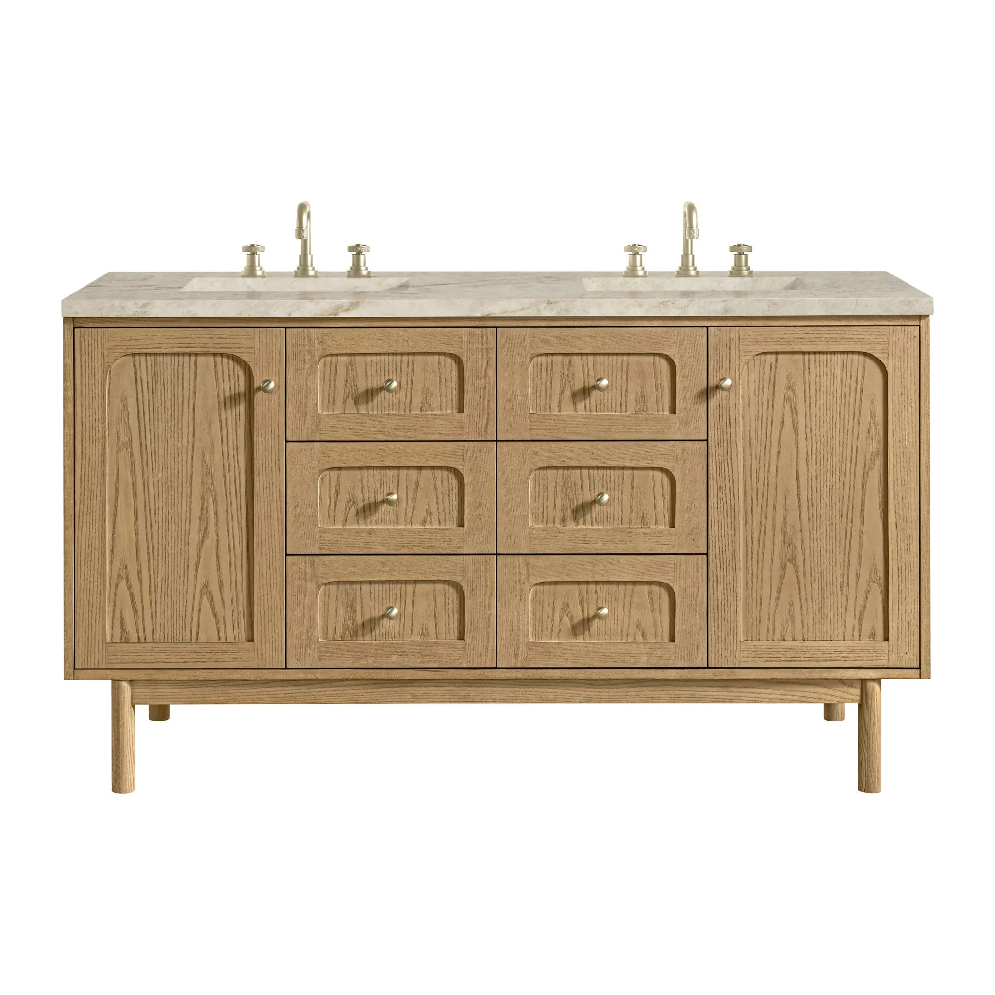 60-laurent-double-vanity-in-light-natural-oak-by-james-martin-vanities-tajnar-eclos-zero-silica image 1