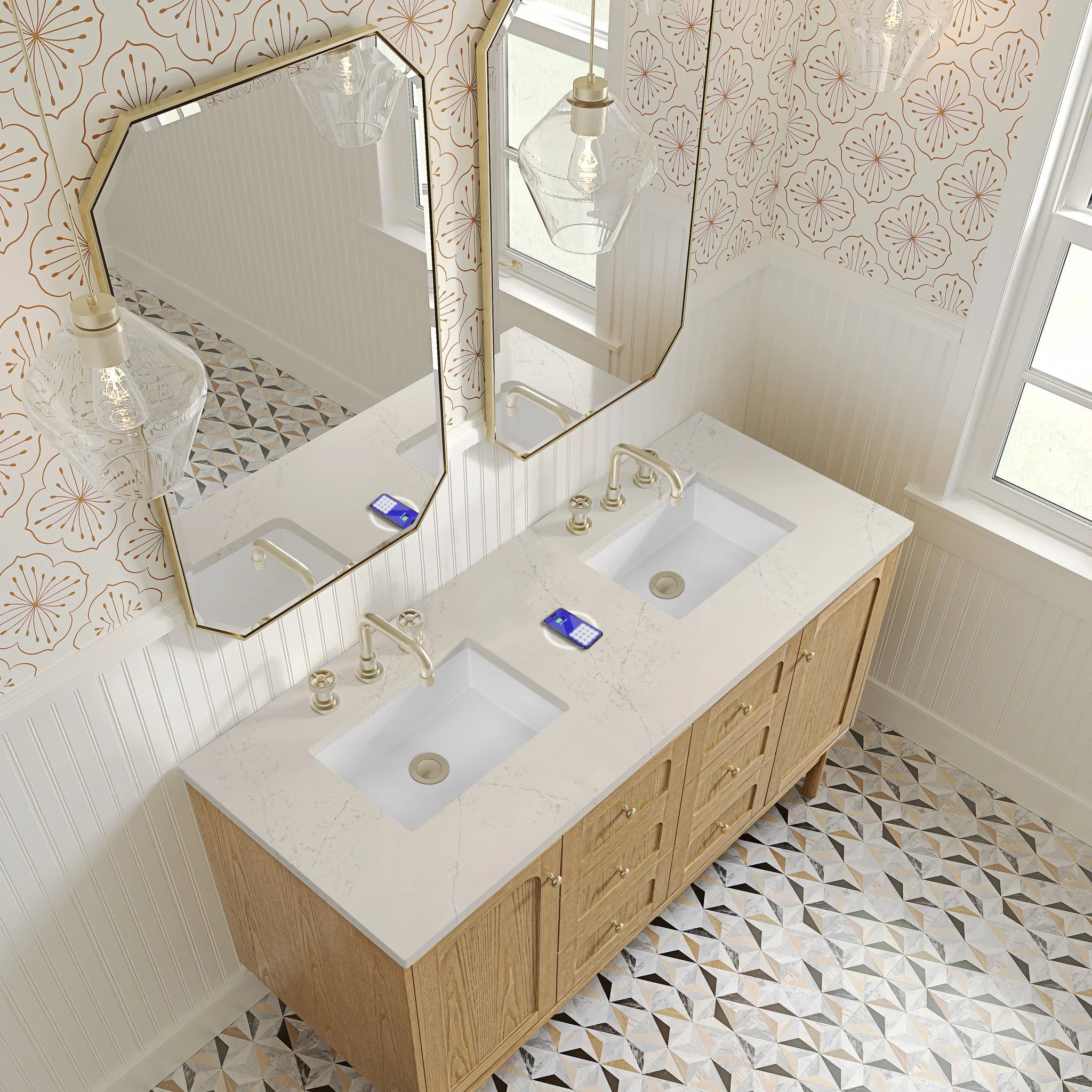60-laurent-double-vanity-in-light-natural-oak-w-freepower-wireless-charger-by-james-martin-vanities-siberian-silestone image 18